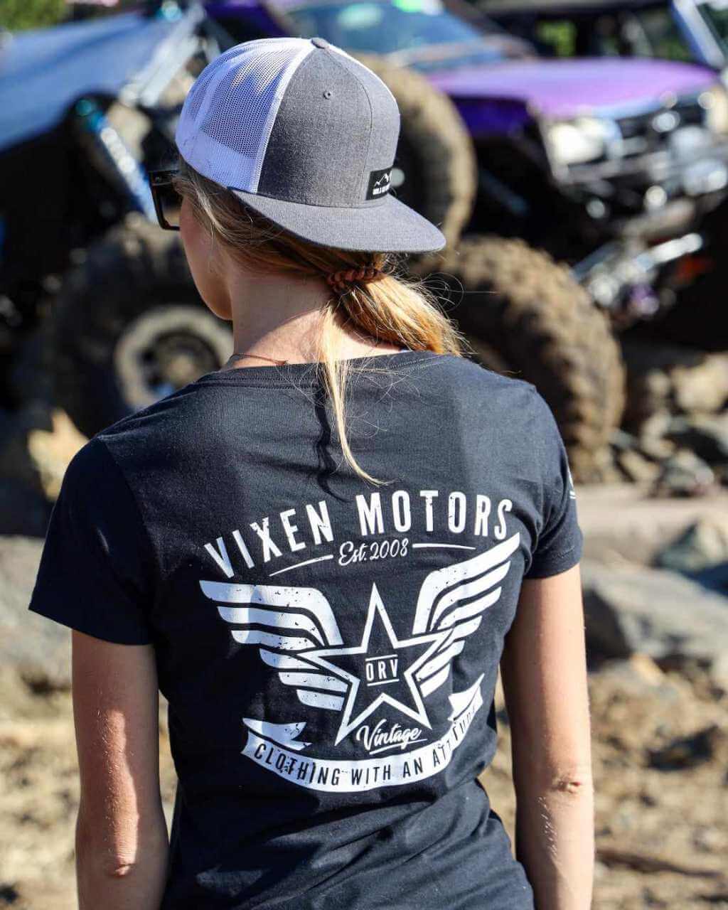 ORV Attitude Ladies V-Neck Tee - Image 4