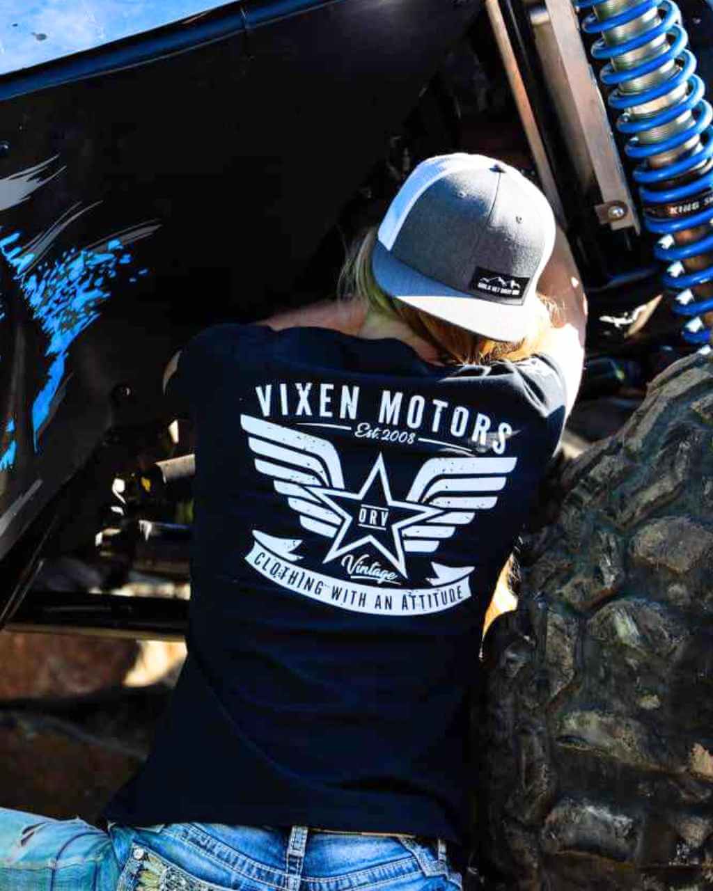 ORV Attitude Ladies V-Neck Tee - Image 5
