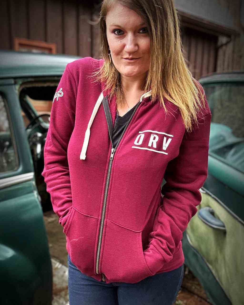 ORV Attitude Unisex Zip Hoodie - Image 2