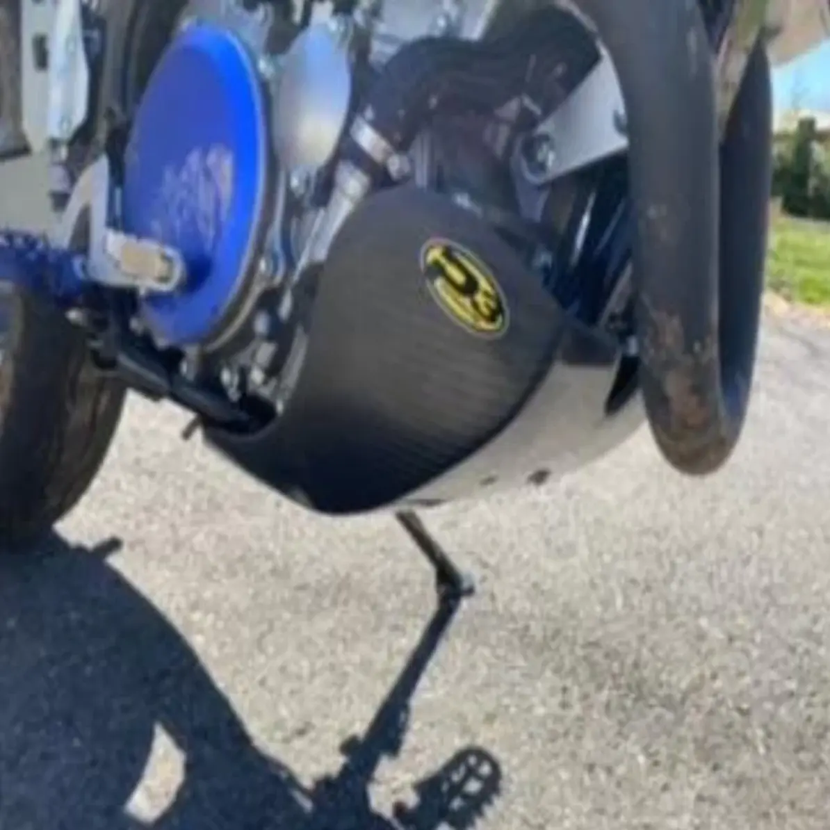 P3 Carbon Fiber Skid Plate  - 2000-2021 - Suzuki - DR-Z400 - Image 2