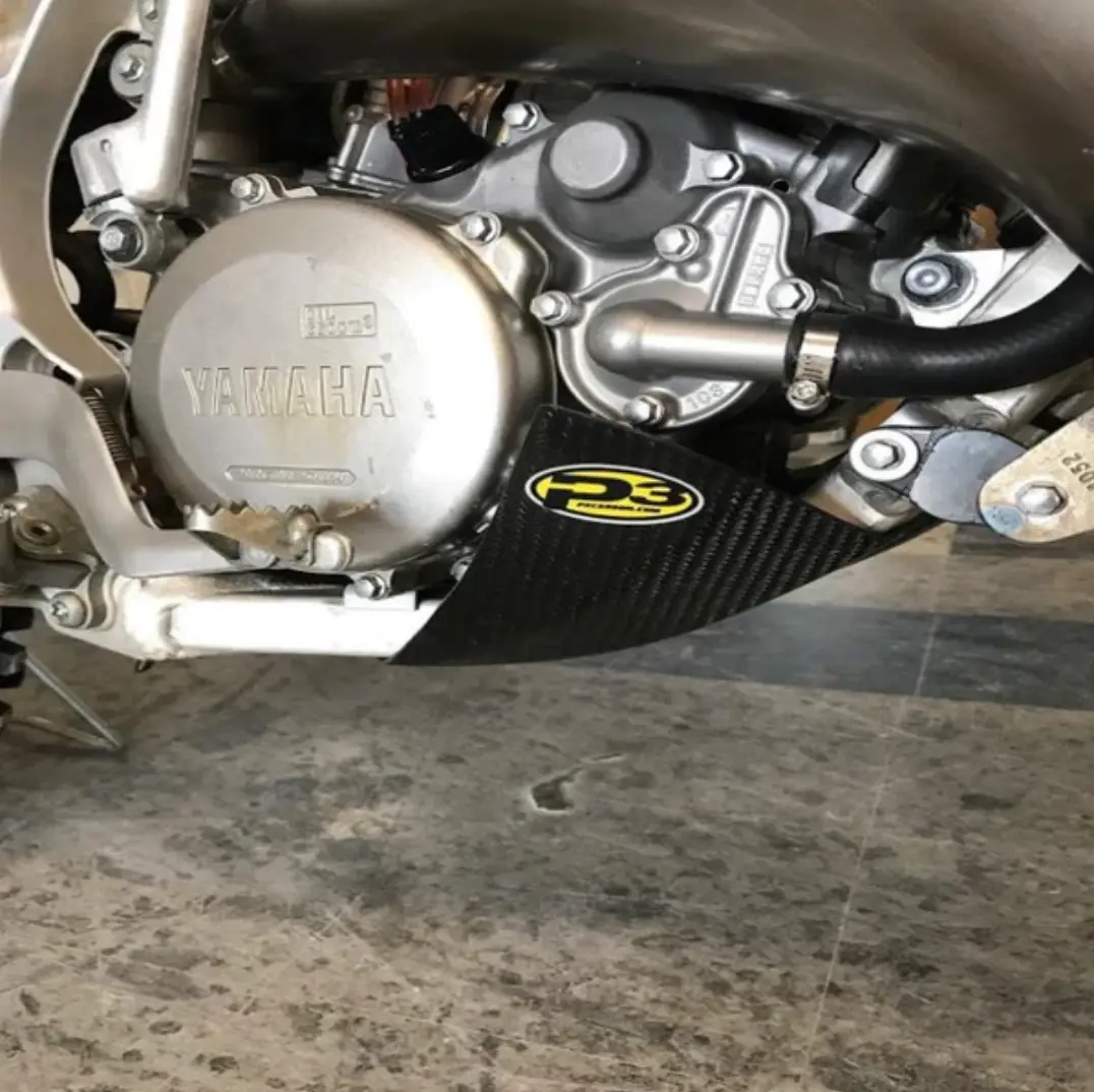 P3 Carbon Fiber Skid Plate - Factory Replica - 2022-2023 - Husqvarna - TX 300i - Image 4
