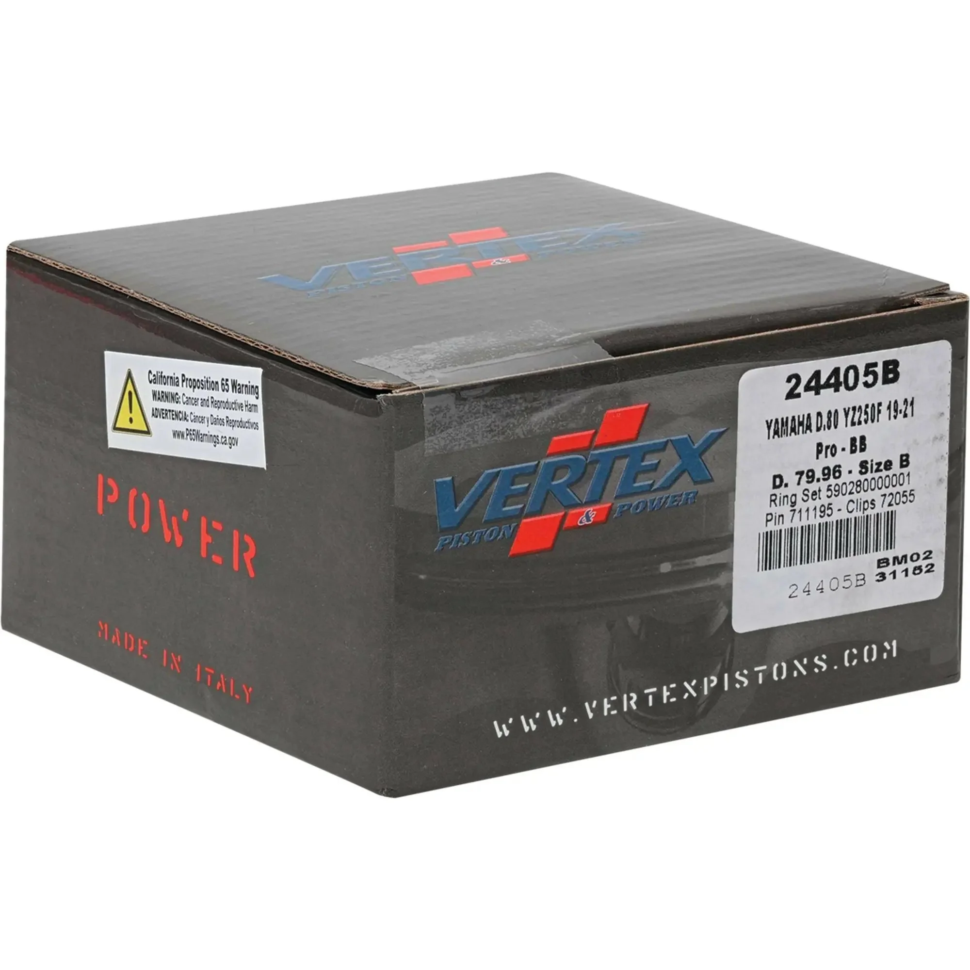 Piston Kit Bb Forged 79.96/+3.00 13.8:1 Yam - Image 4