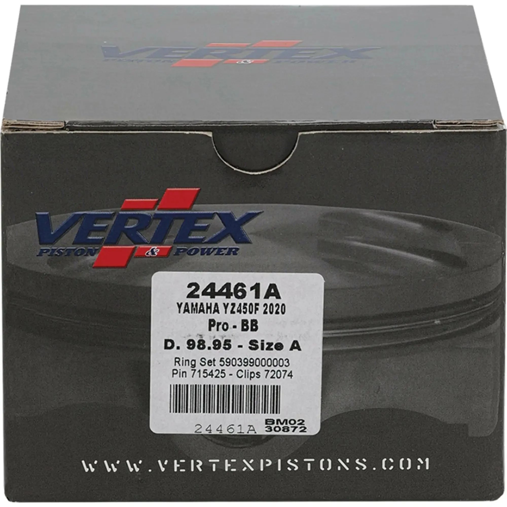 Piston Kit Bb Forged 98.95/+2.00 12.8:1 Yam - Image 2