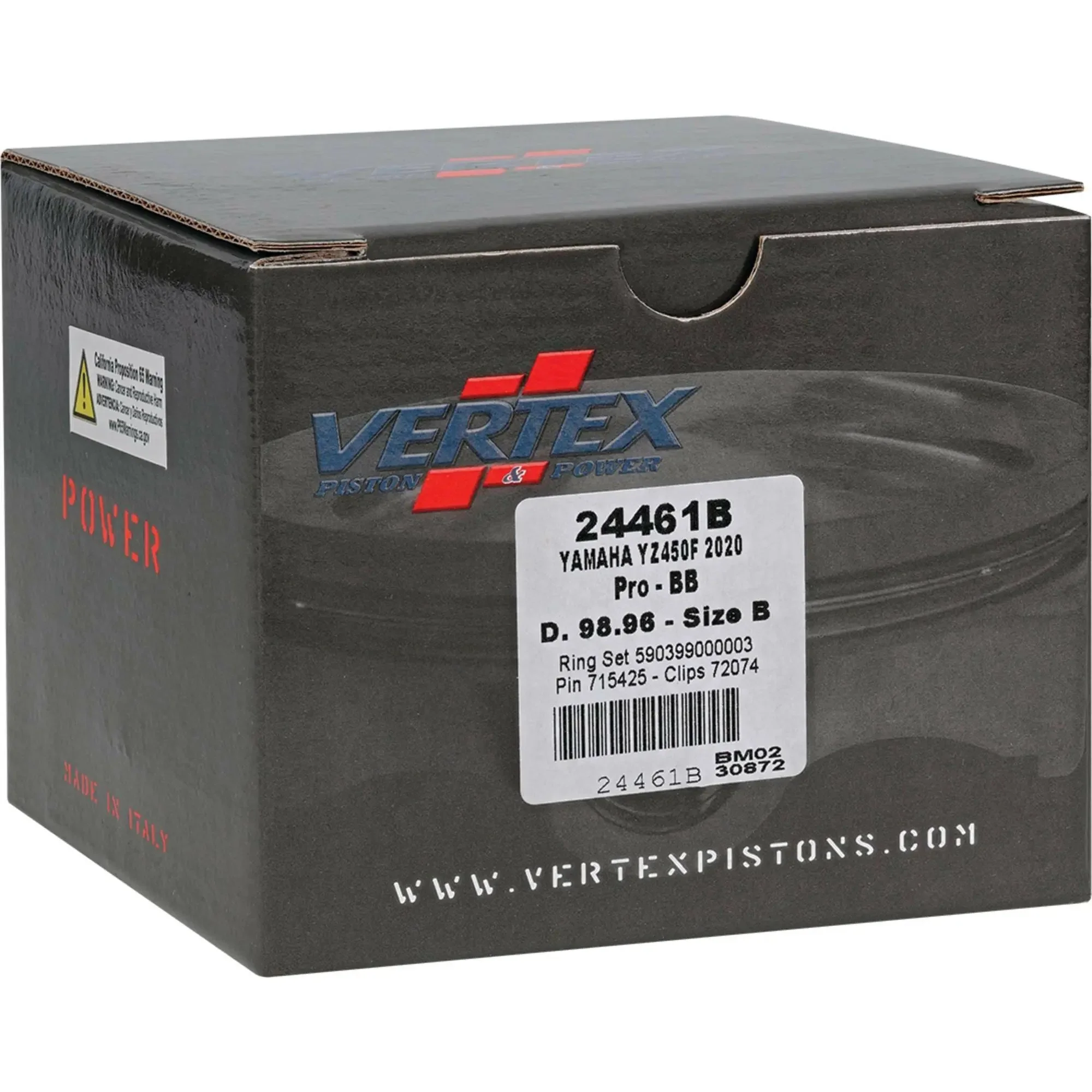 Piston Kit Bb Forged 98.96/+2.00 12.8:1 Yam - Image 4