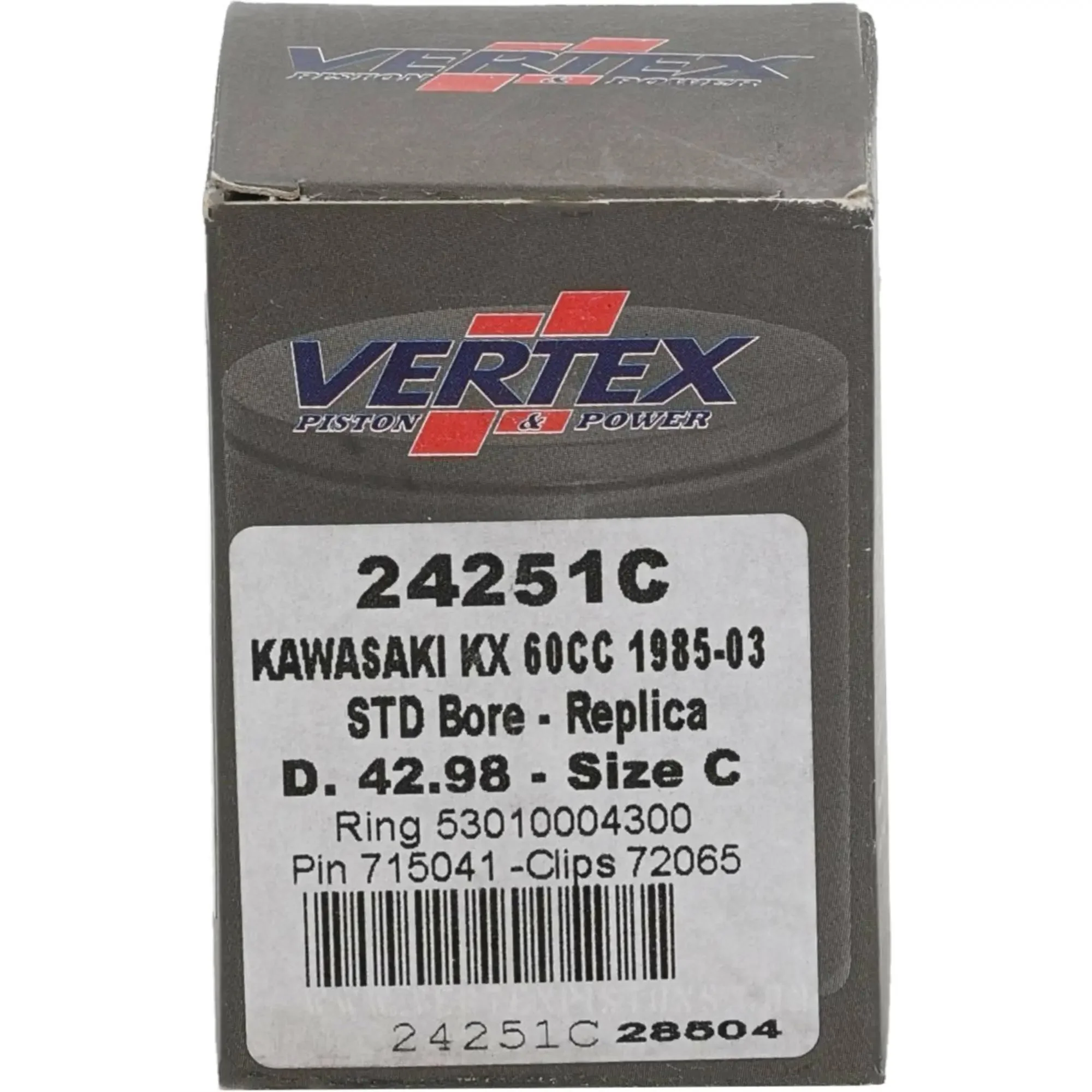 Piston Kit Cast 42.98/Std Kaw/Suz - Image 2
