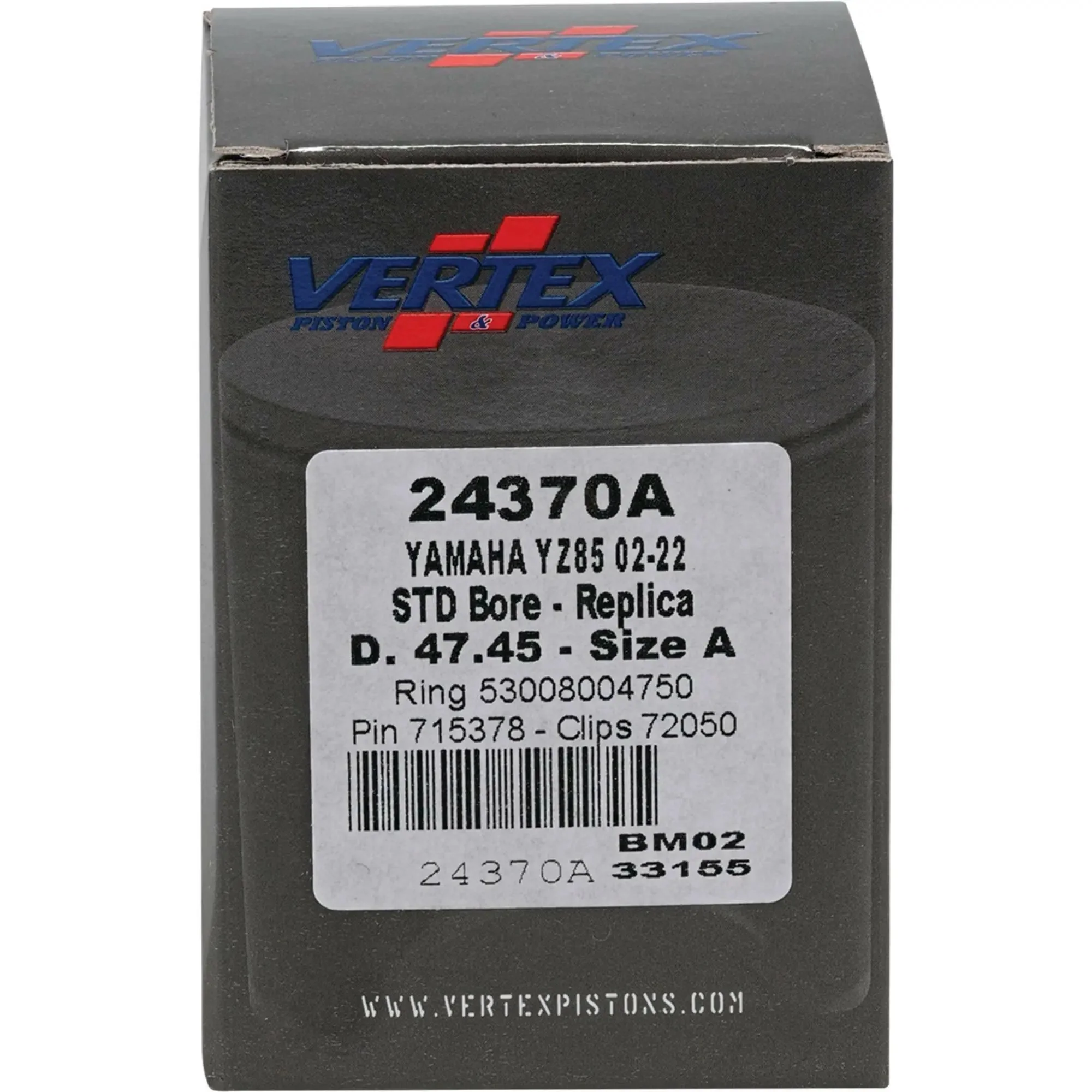 Piston Kit Cast 47.44/Std Yam - Image 3