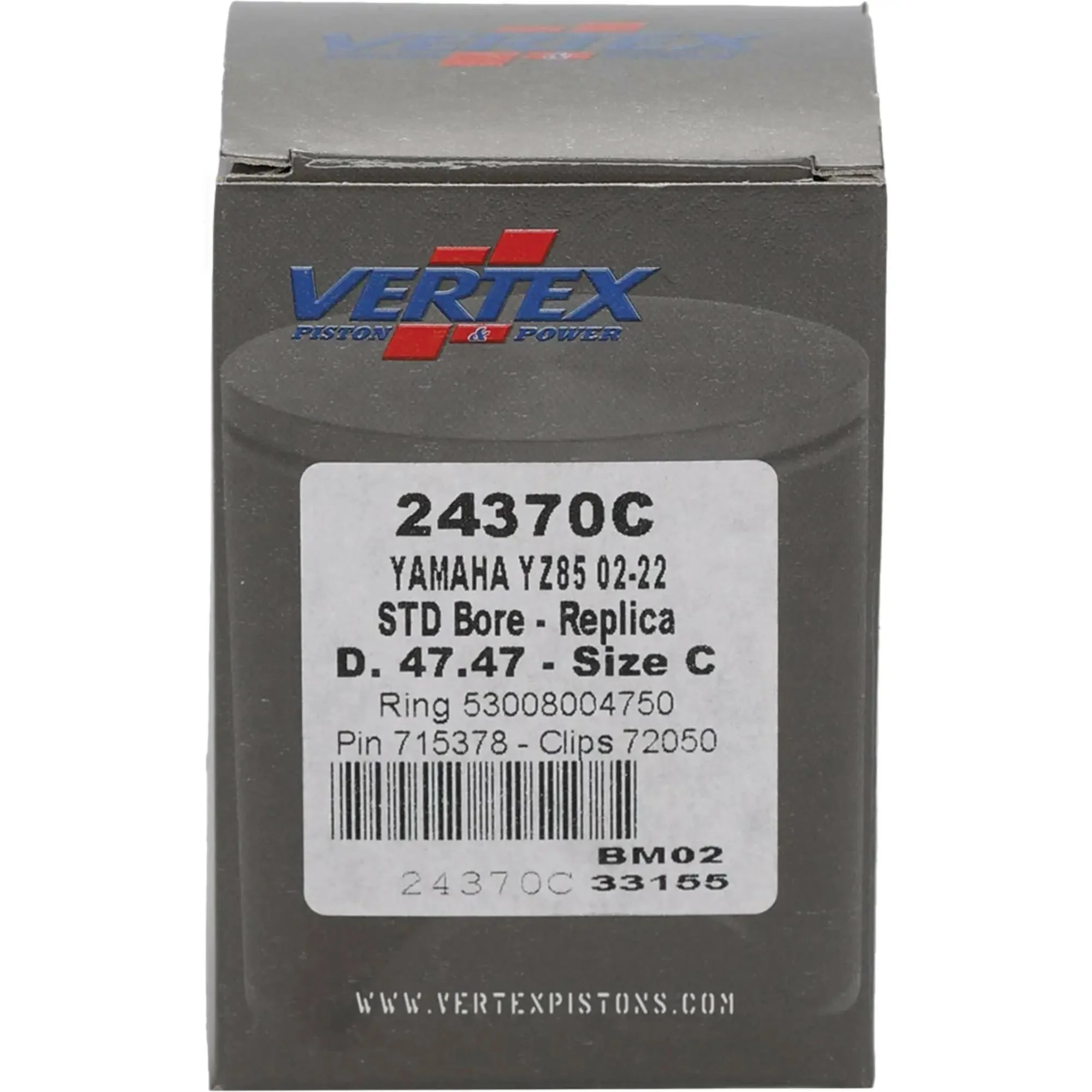 Piston Kit Cast 47.46/Std Yam - Image 2