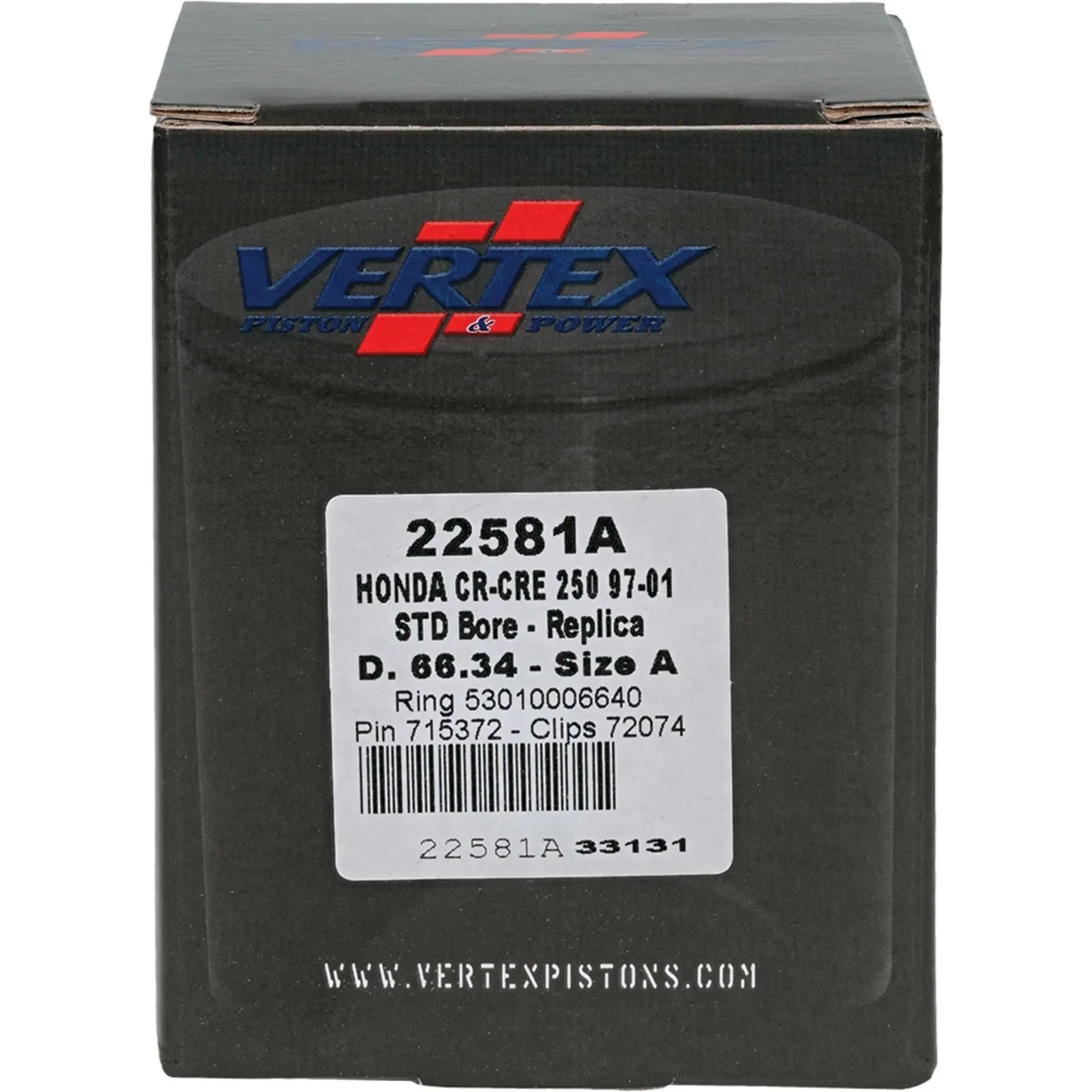Piston Kit Cast 66.34/Std Hon - Image 3