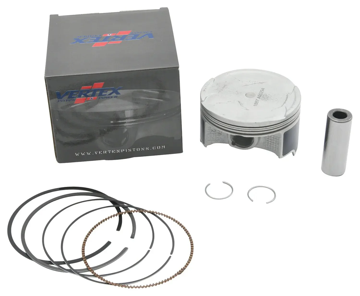 Piston Kit Cast 91.96/Std 10.0:1 Hon - Image 3