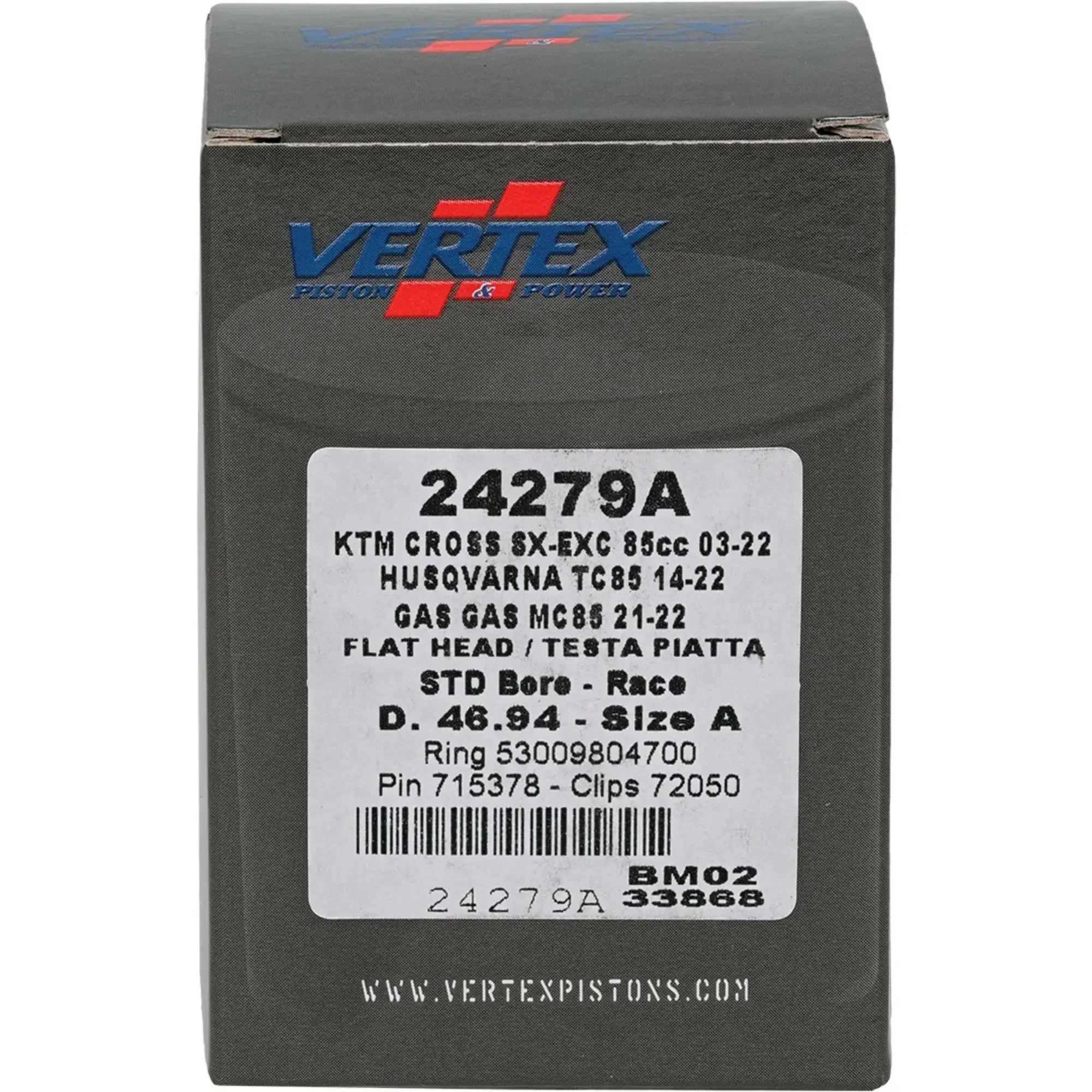 Piston Kit Cast Race 46.94/Std Gas/Husq/Ktm - Image 3