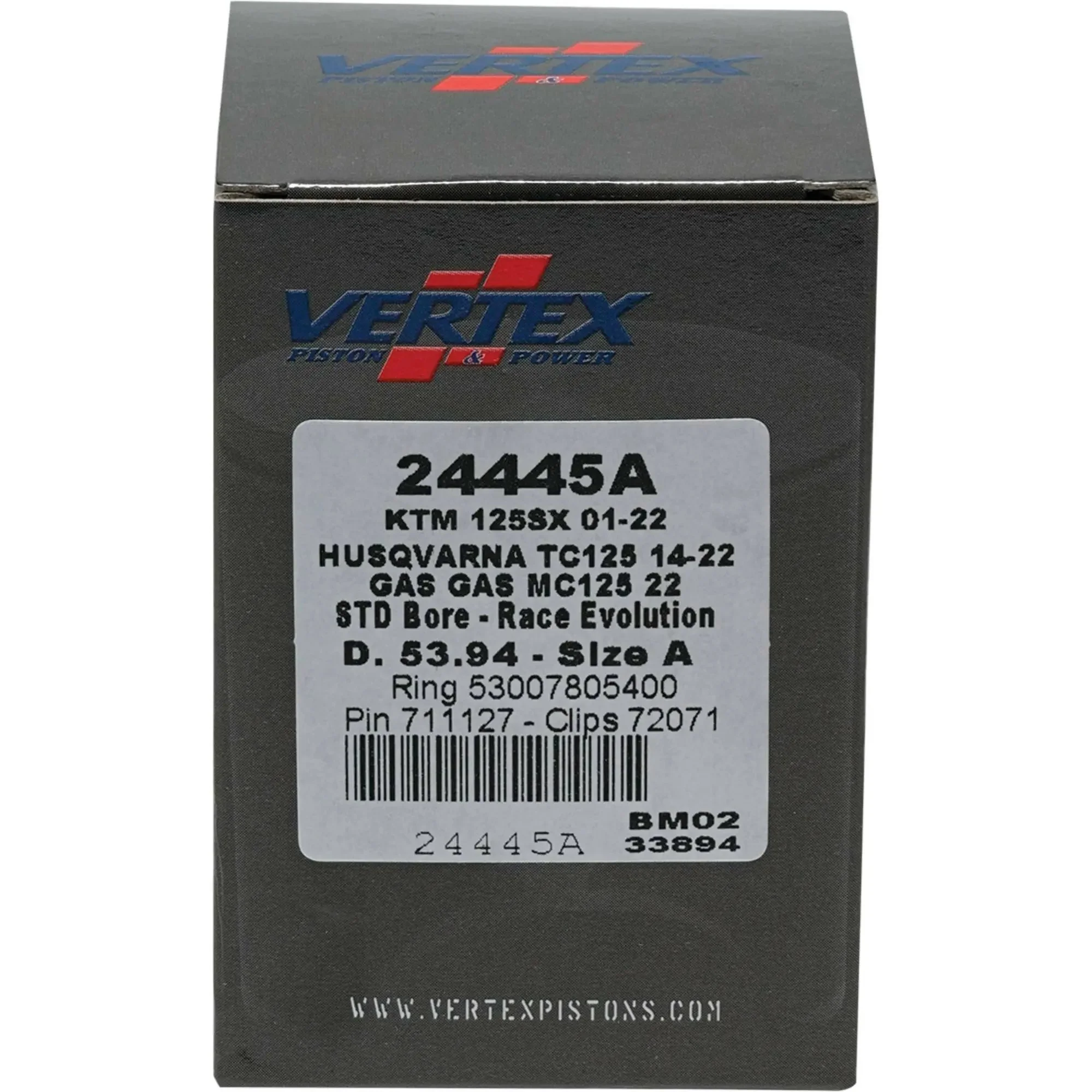 Piston Kit Cast Race Evolution 53.94/Std Ktm / Husq / Gas - Image 3