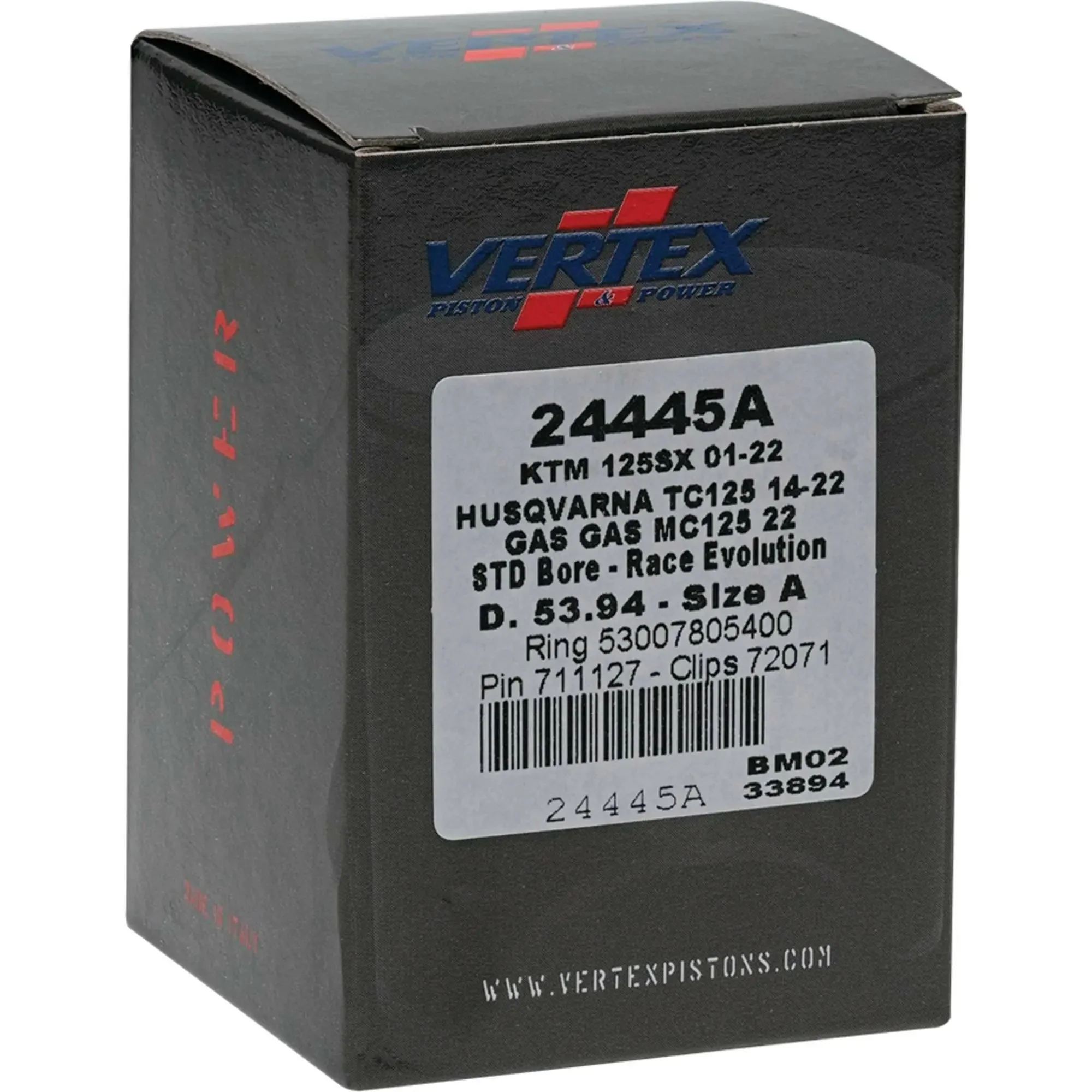 Piston Kit Cast Race Evolution 53.94/Std Ktm / Husq / Gas - Image 4