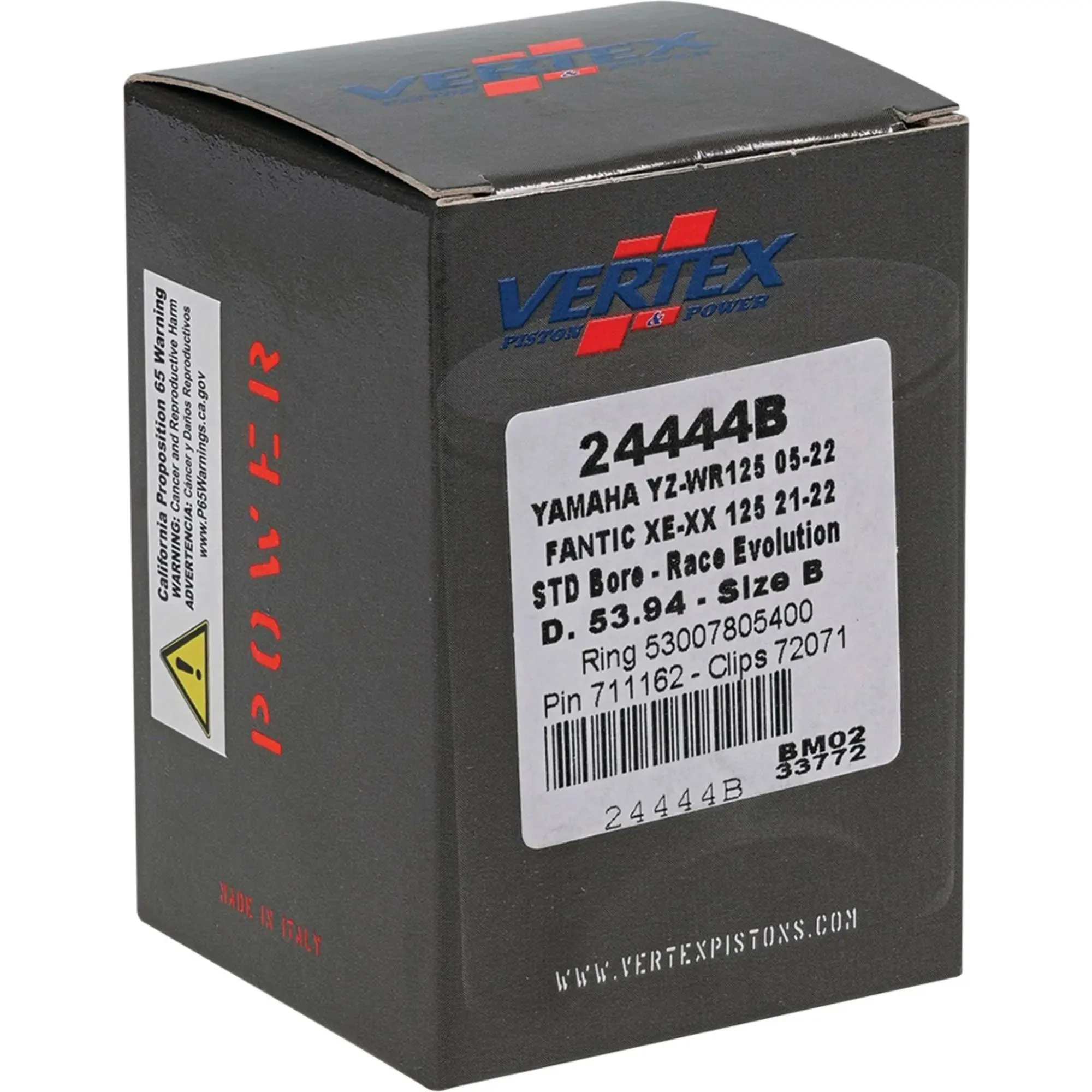 Piston Kit Cast Race Evolution 53.94/Std Yam - Image 4
