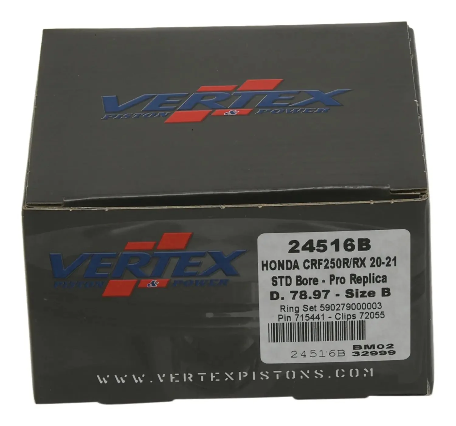 Piston Kit Forged 78.97/Std 13.9:1 Hon - Image 3