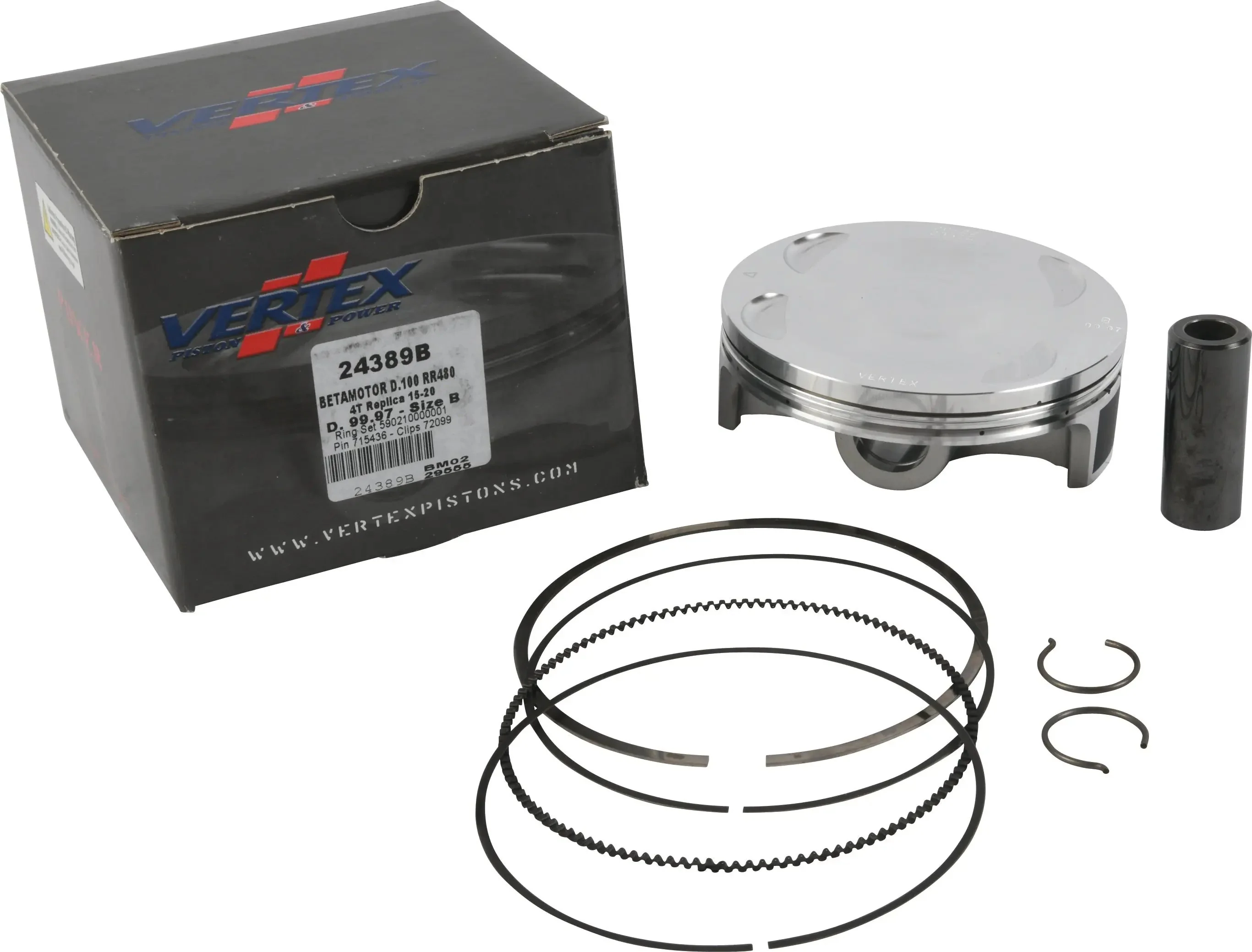Piston Kit Forged 99.97/Std 11.86:1 Beta - Image 3