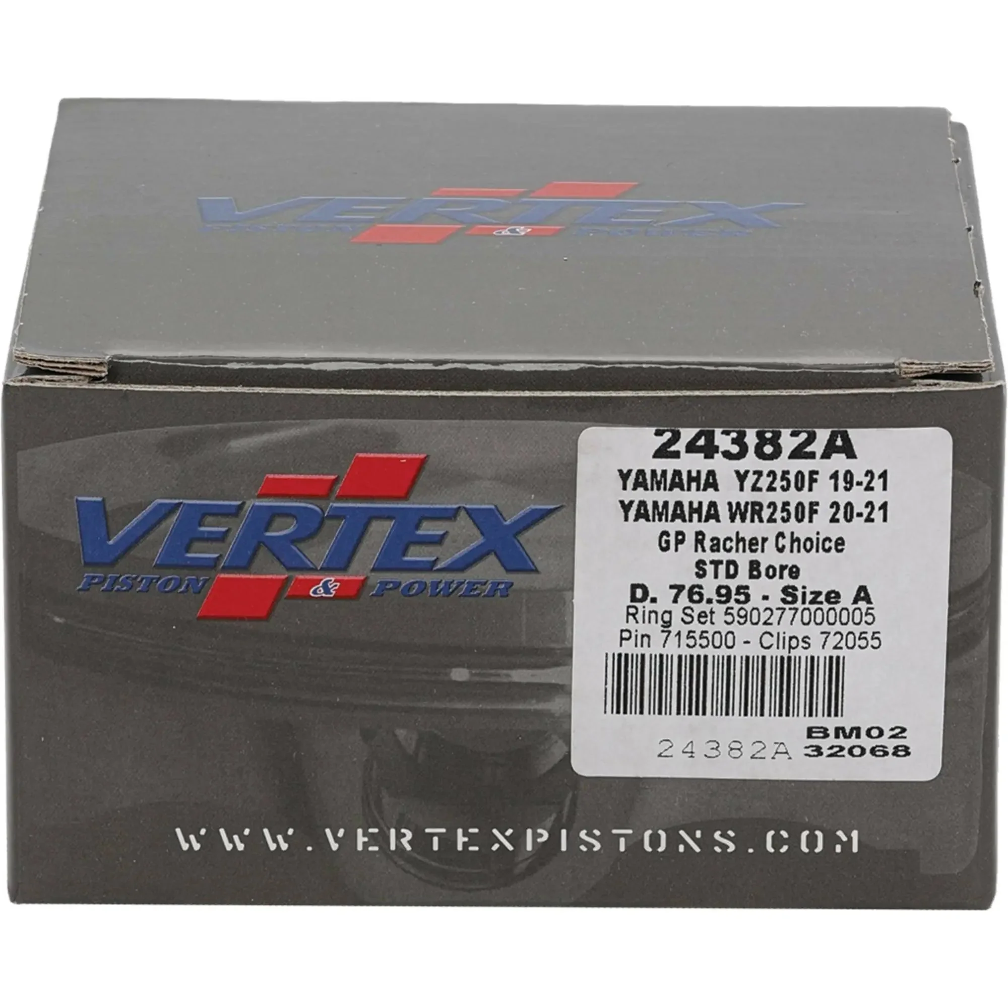 Piston Kit Gp Rc Forged 76.95/Std 13.85:1 Yam - Image 2