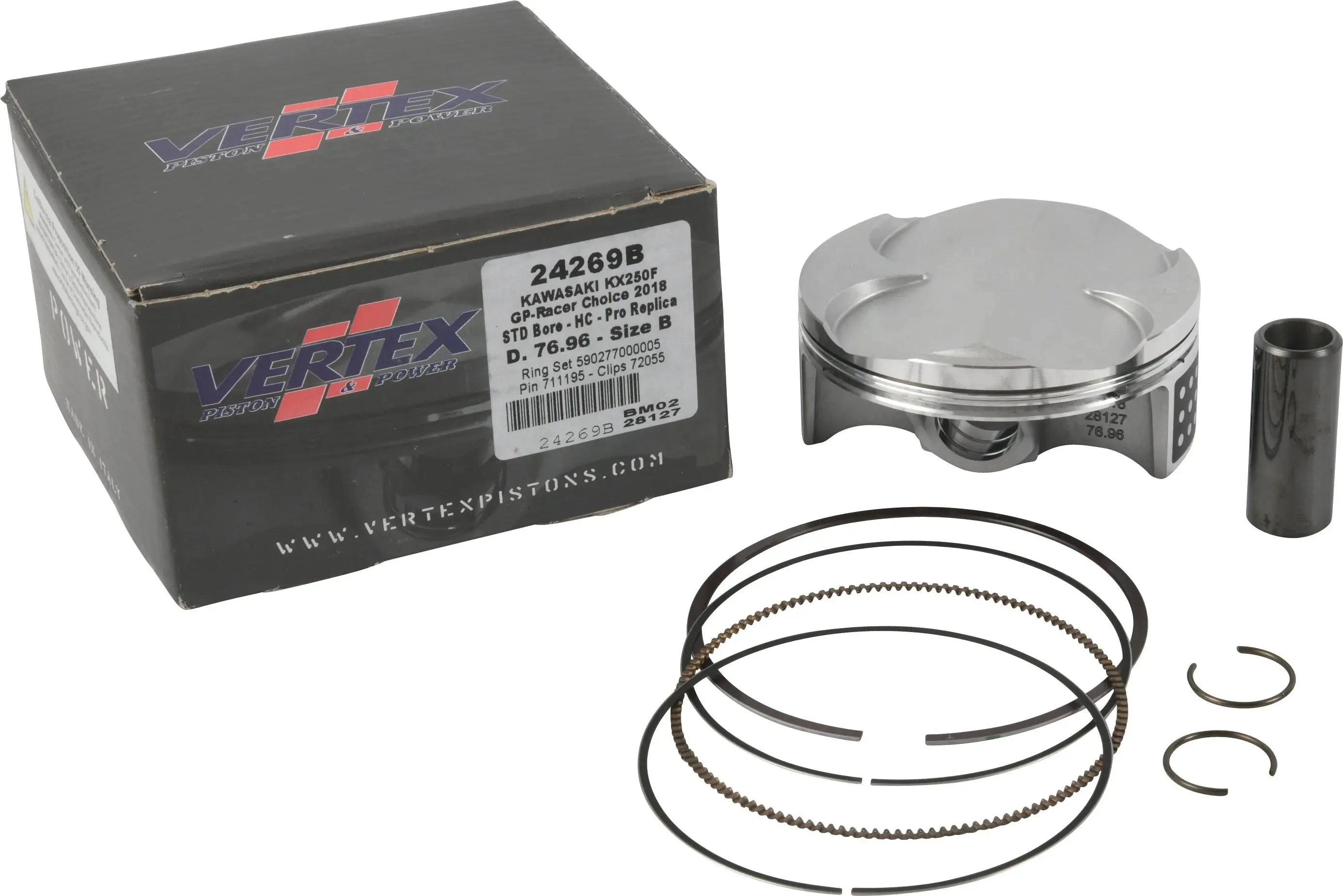 Piston Kit Gp Rc Forged 76.96/Std 13.9:1 Kaw - Image 4