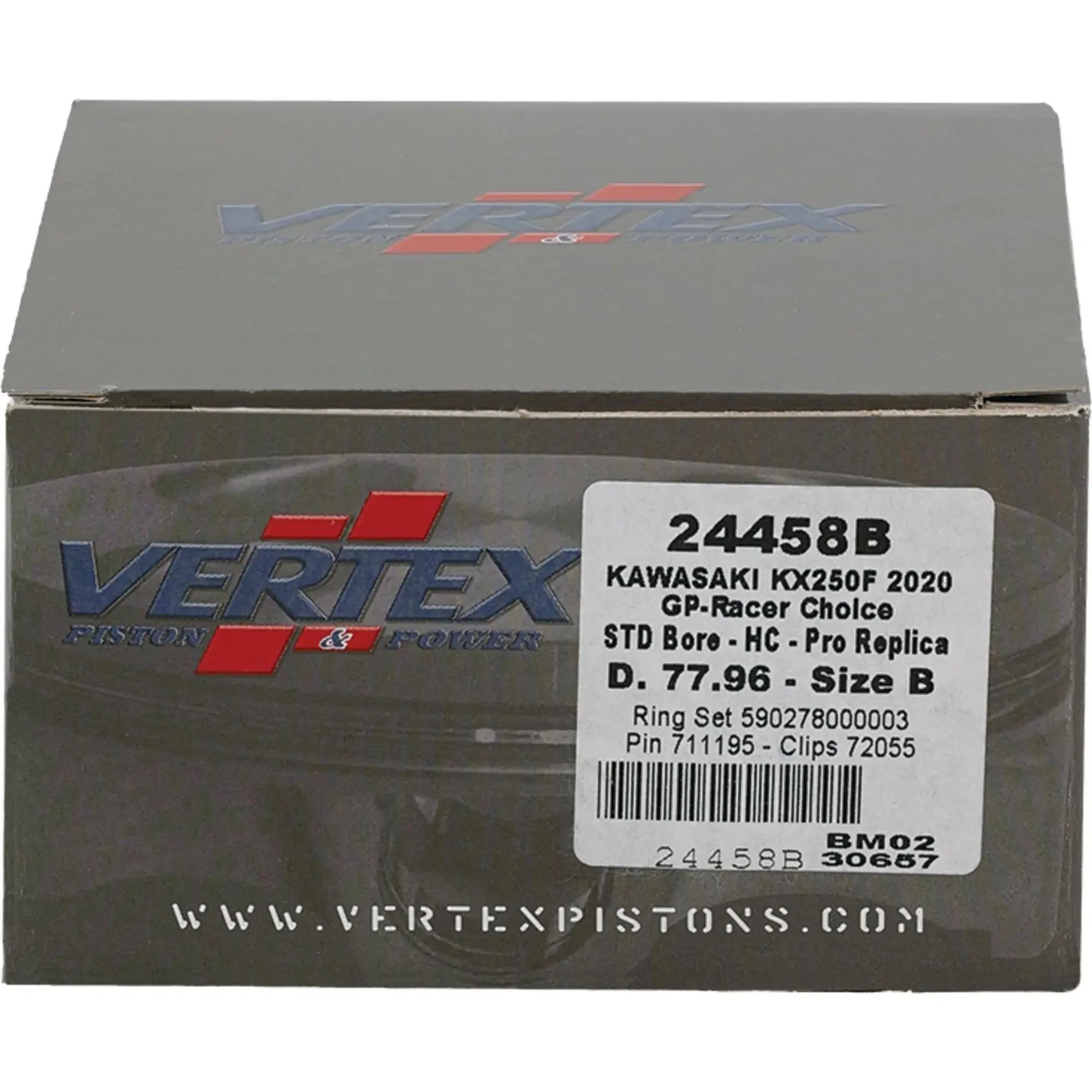Piston Kit Gp Rc Forged 77.96/Std 14.4:1 Kaw - Image 2