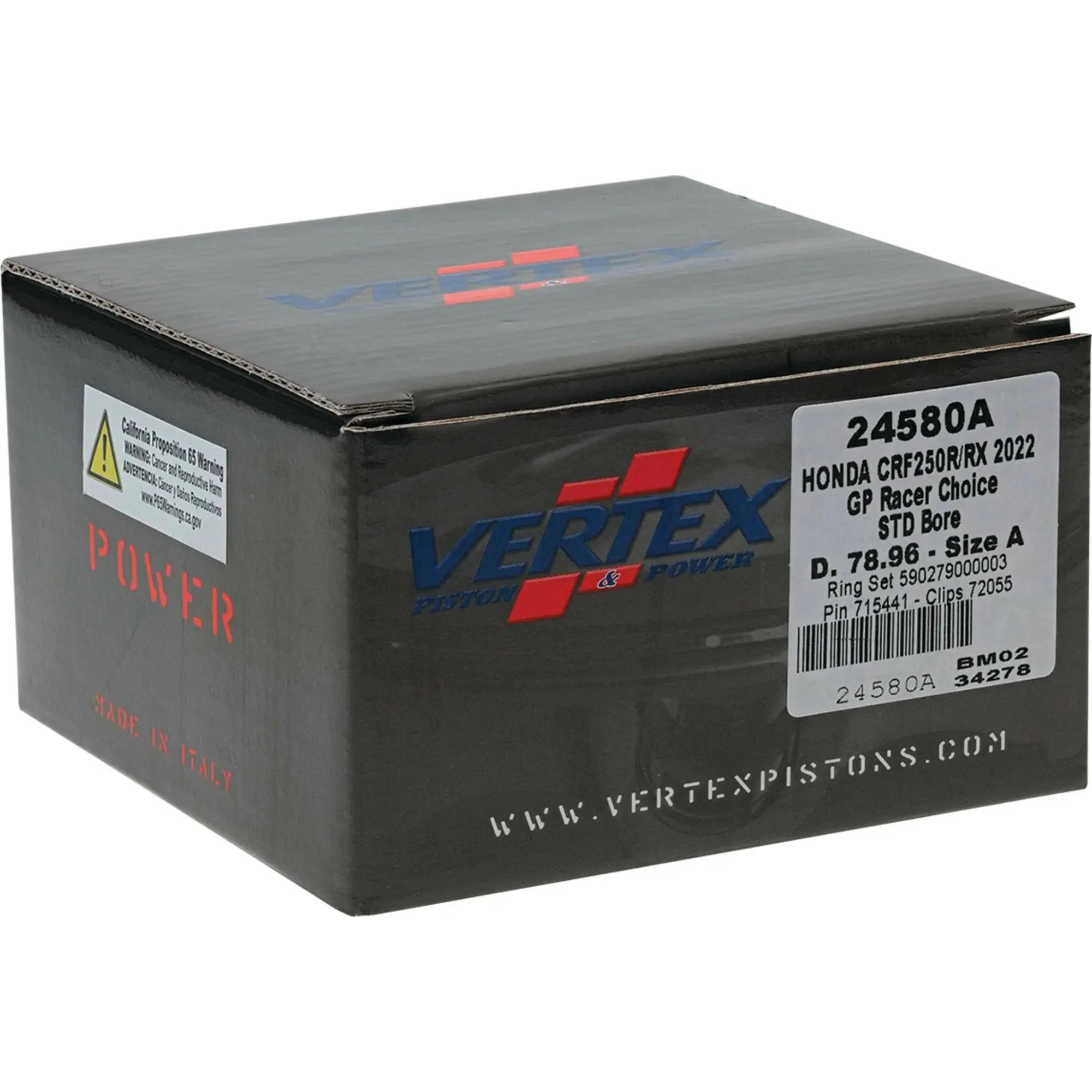 Piston Kit Gp Rc Forged 78.96/Std 14.1:1 Hon - Image 4