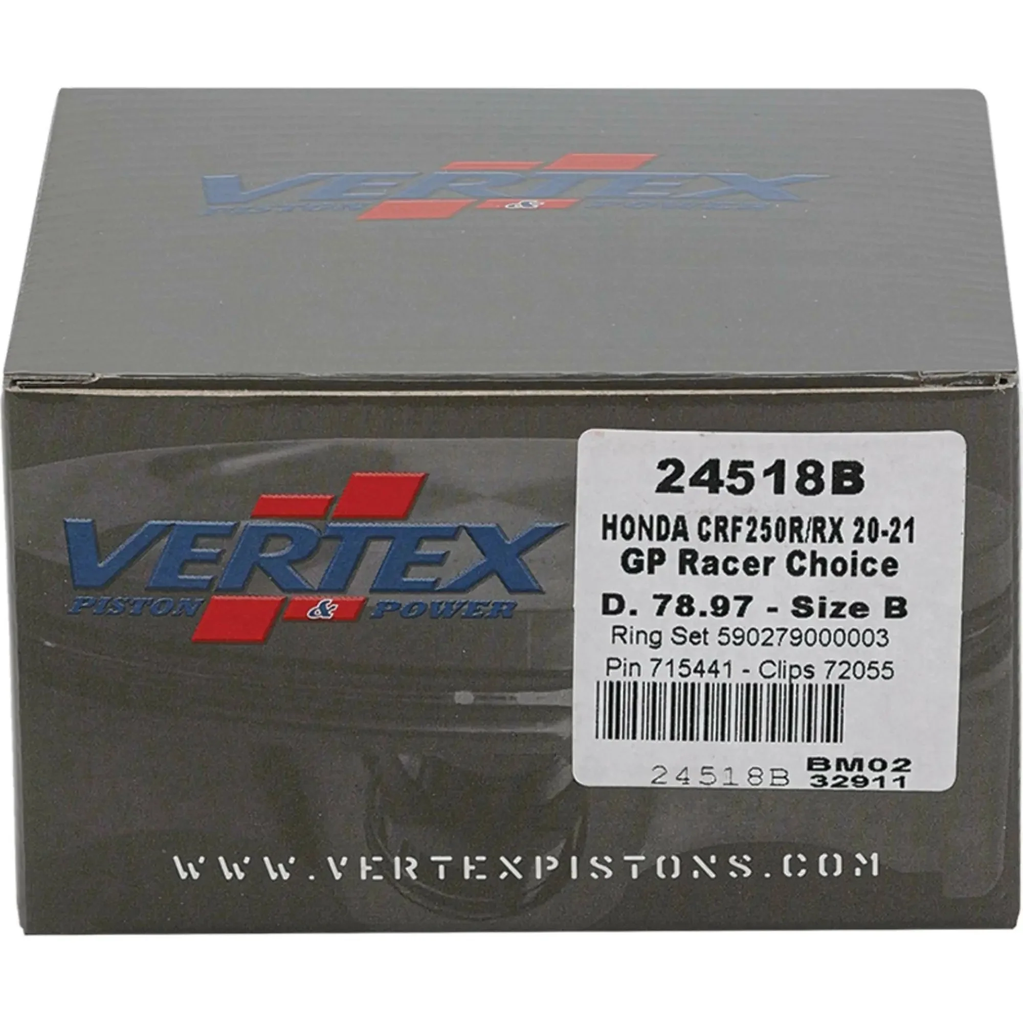 Piston Kit Gp Rc Forged 78.97/Std 14.1:1 Hon - Image 2