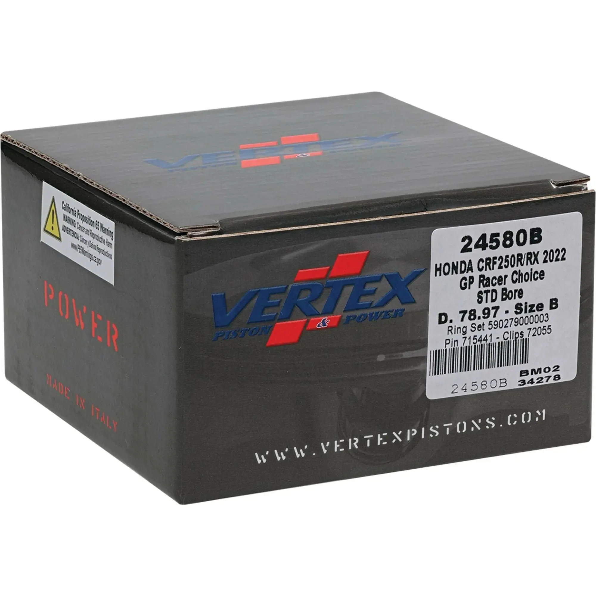Piston Kit Gp Rc Forged 78.97/Std 14.1:1 Hon - Image 4