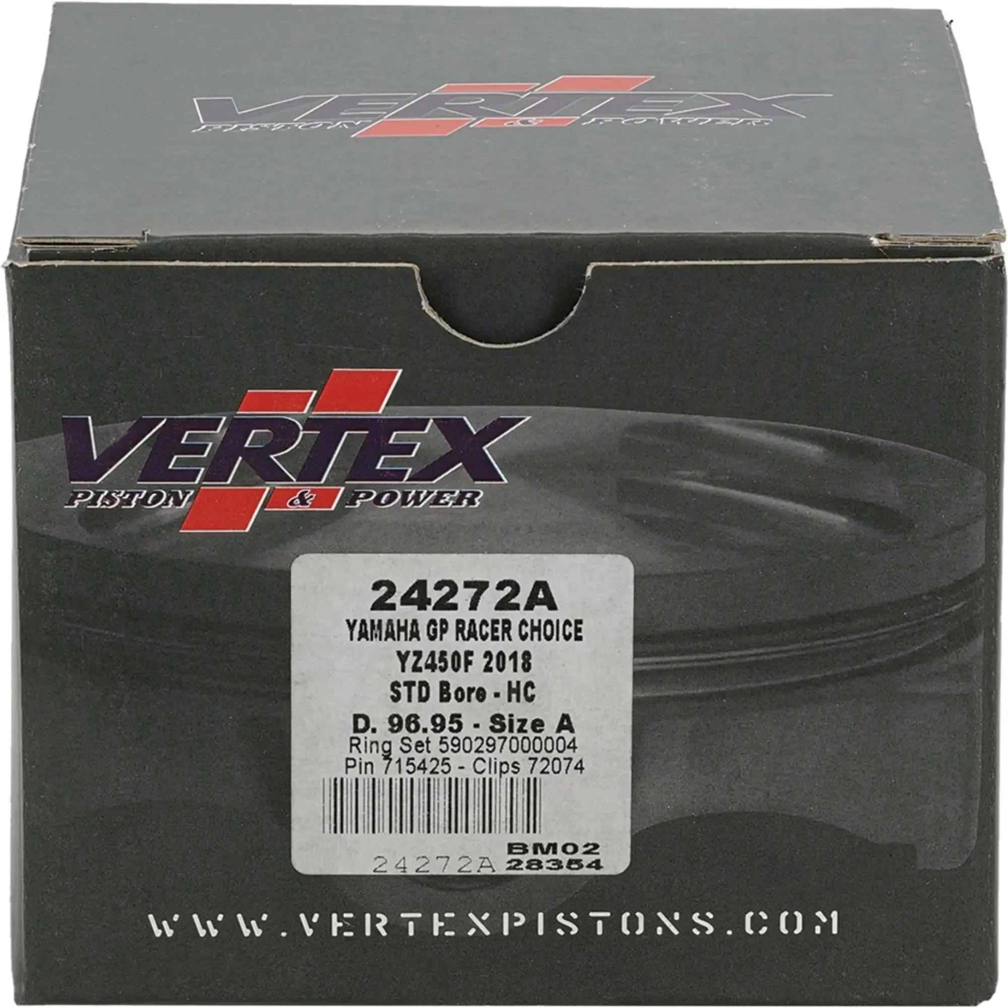 Piston Kit Gp Rc Forged 96.95/Std 13.3:1 Yam - Image 2