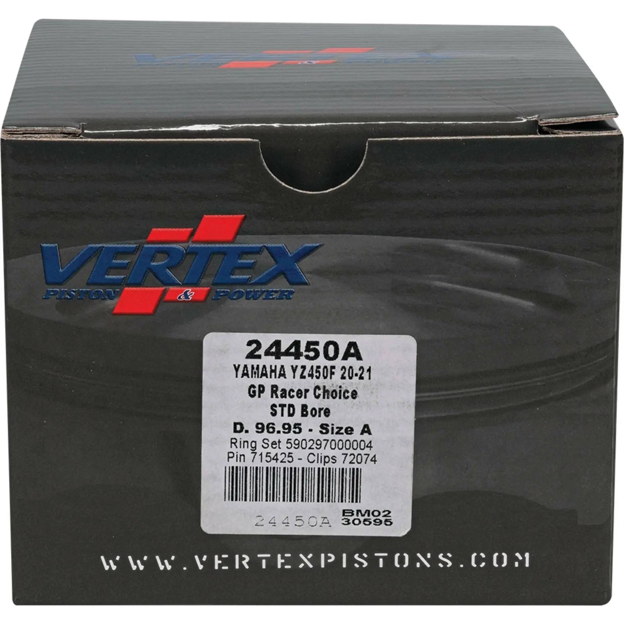 Piston Kit Gp Rc Forged 96.95/Std 13.45:1 Yam - Image 3
