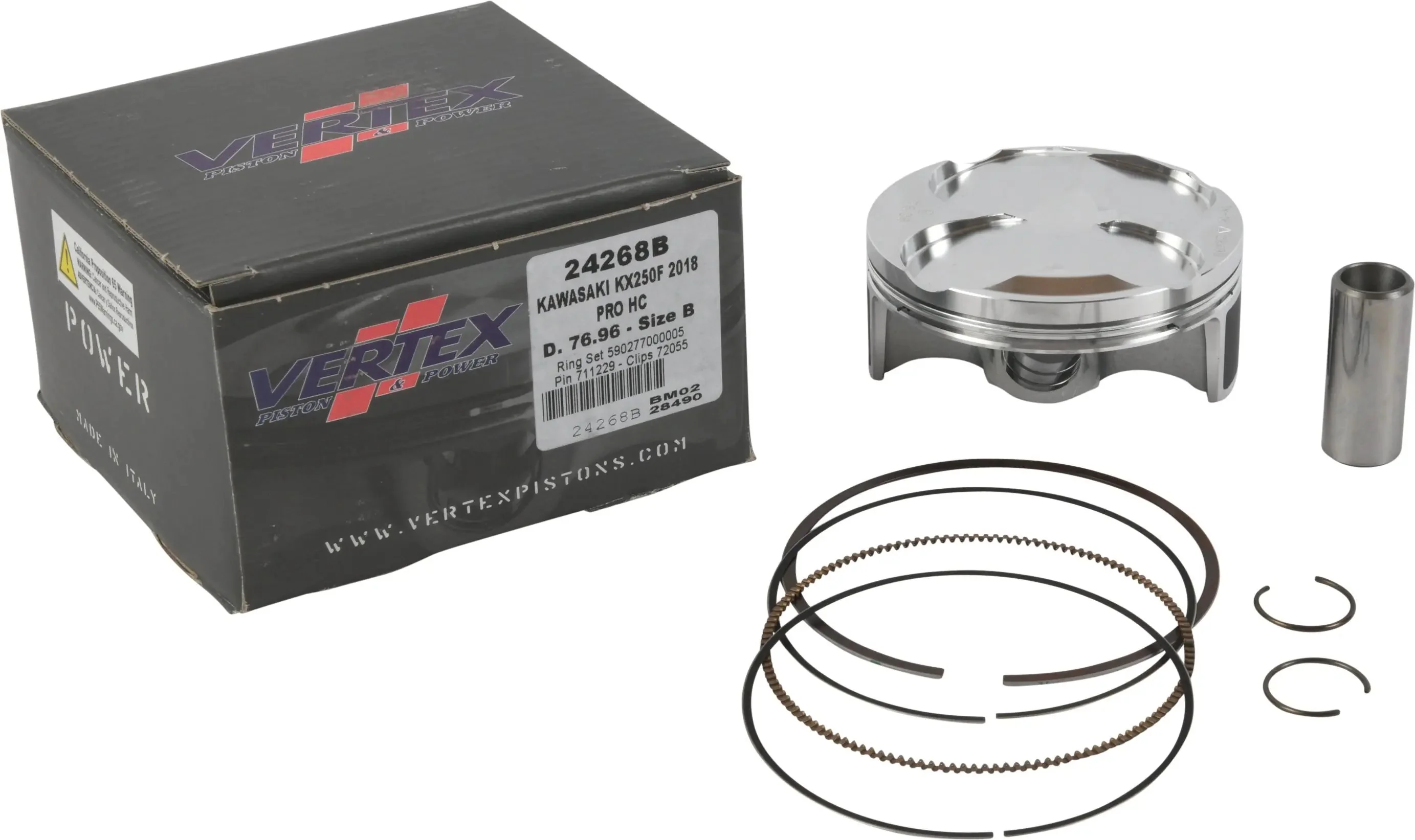 Piston Kit Hc Forged 76.96/Std 14.3:1 Kaw - Image 3