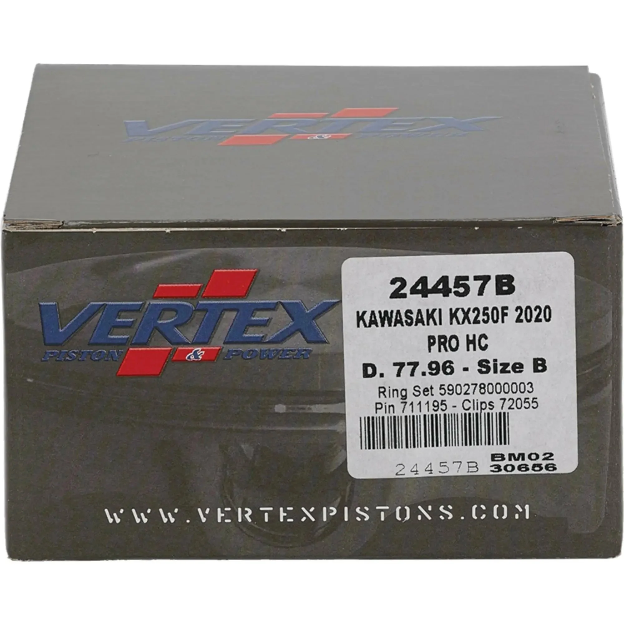 Piston Kit Hc Forged 77.96/Std 14.8:1 Kaw - Image 2