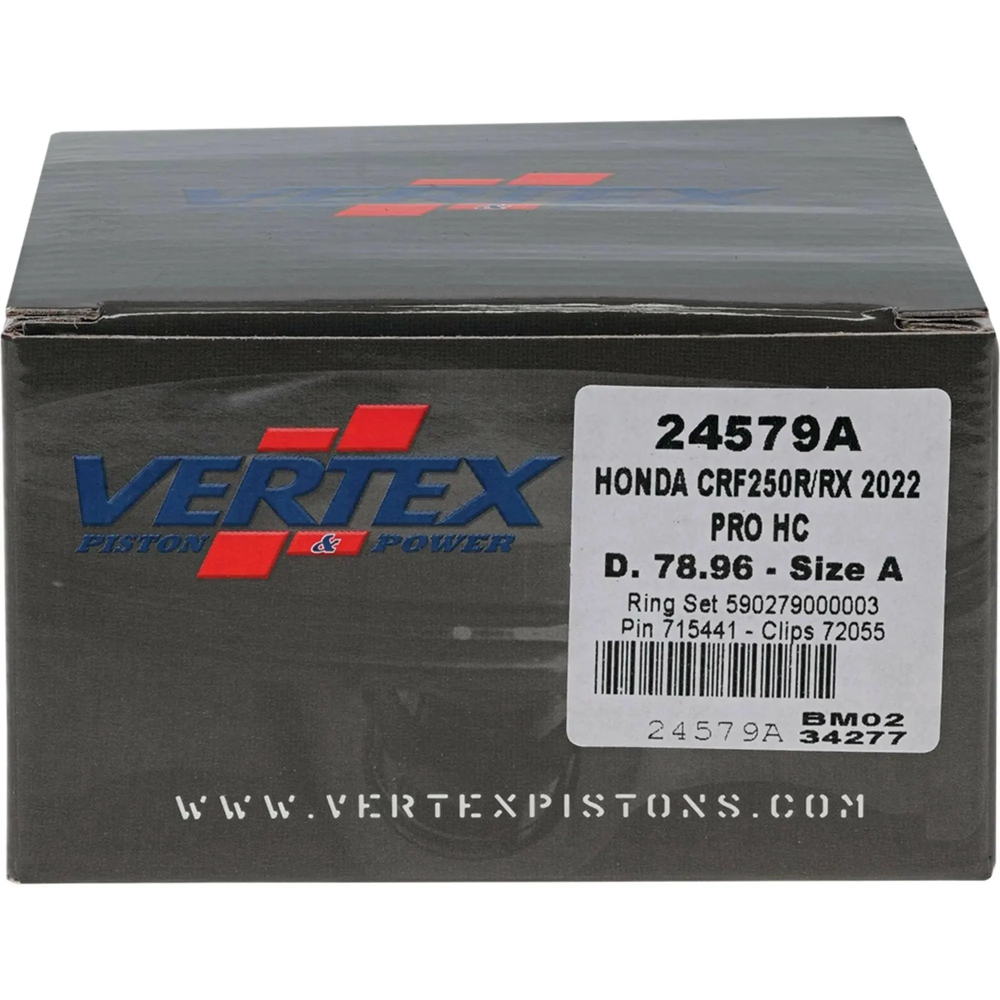 Piston Kit Hc Forged 78.96/Std 14.4:1 Hon - Image 3