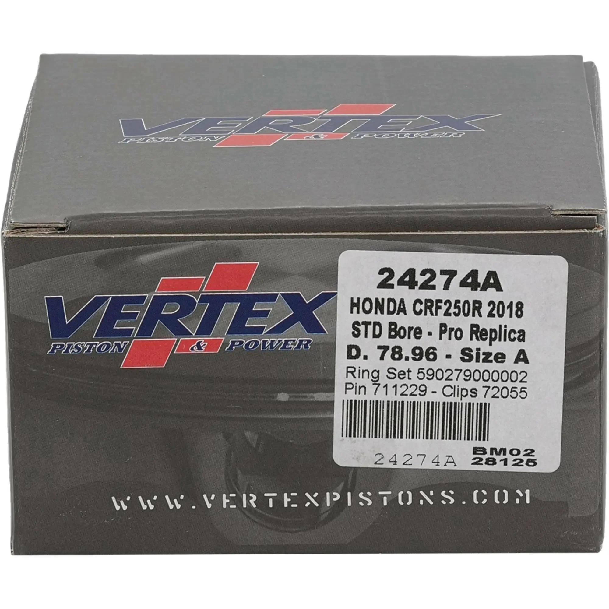 Piston Kit Hc Forged 78.96/Std 14.6:1 Hon - Image 2