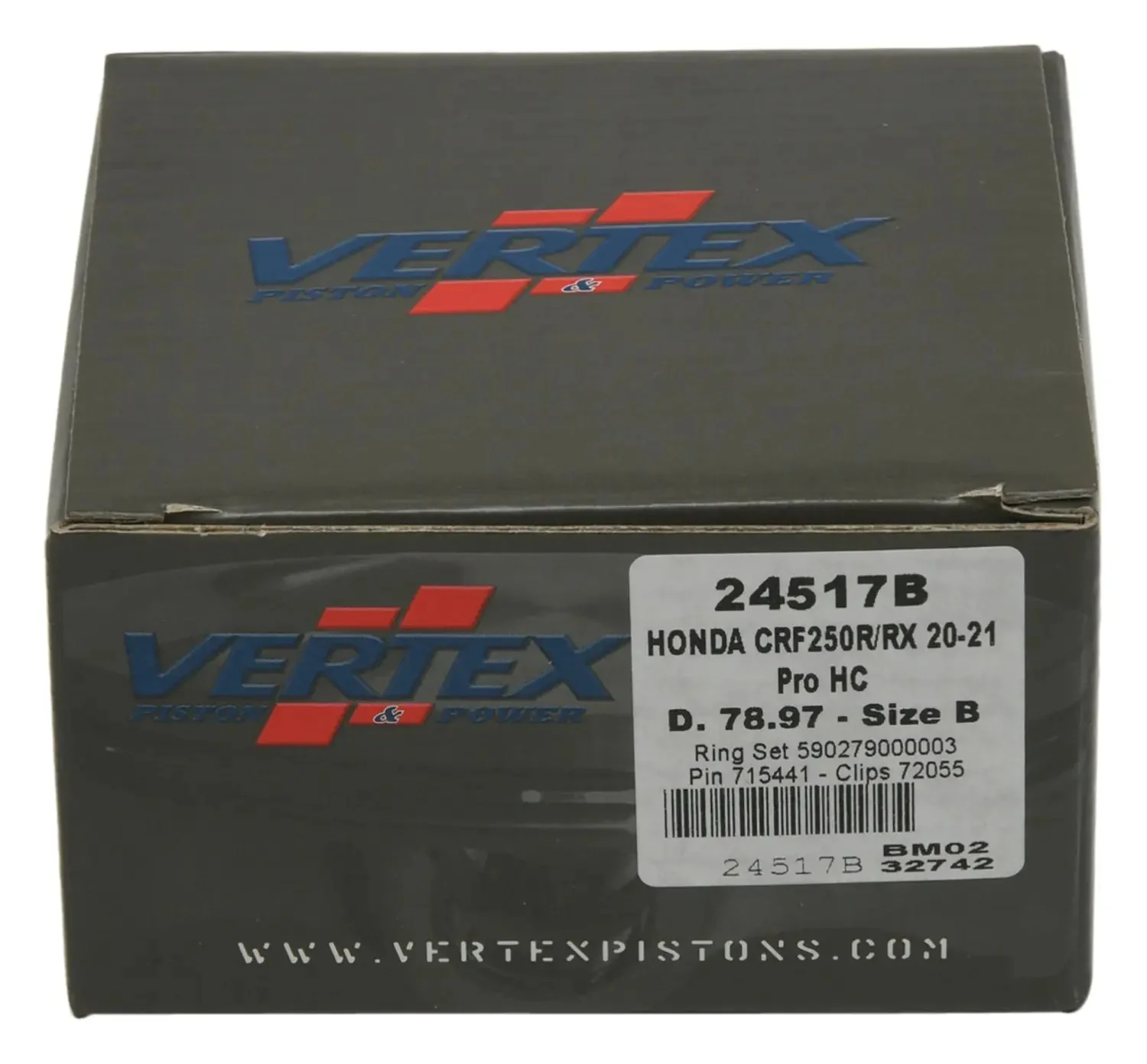 Piston Kit Hc Forged 78.97/Std 14.4:1 Hon - Image 3