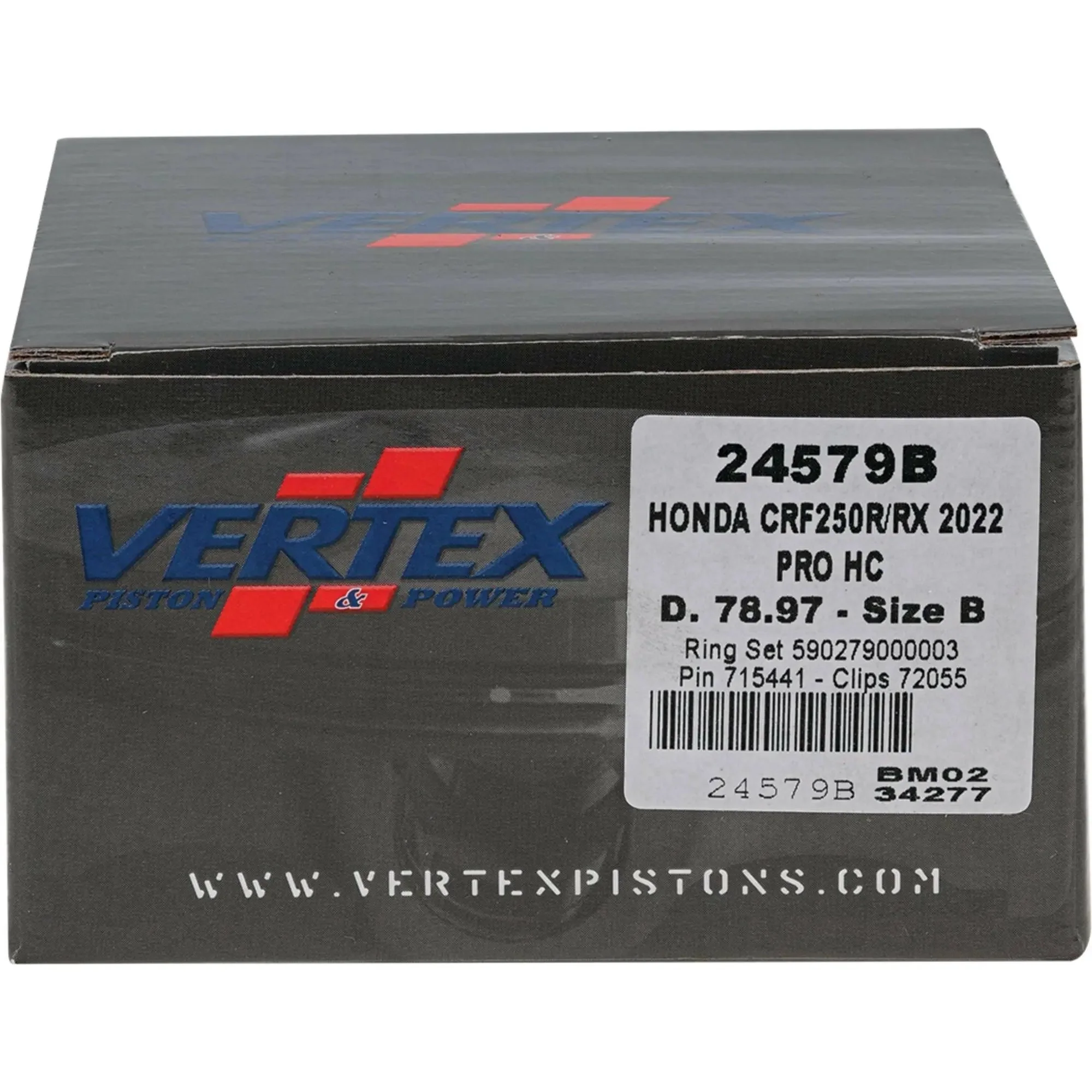 Piston Kit Hc Forged 78.97/Std 14.4:1 Hon - Image 3