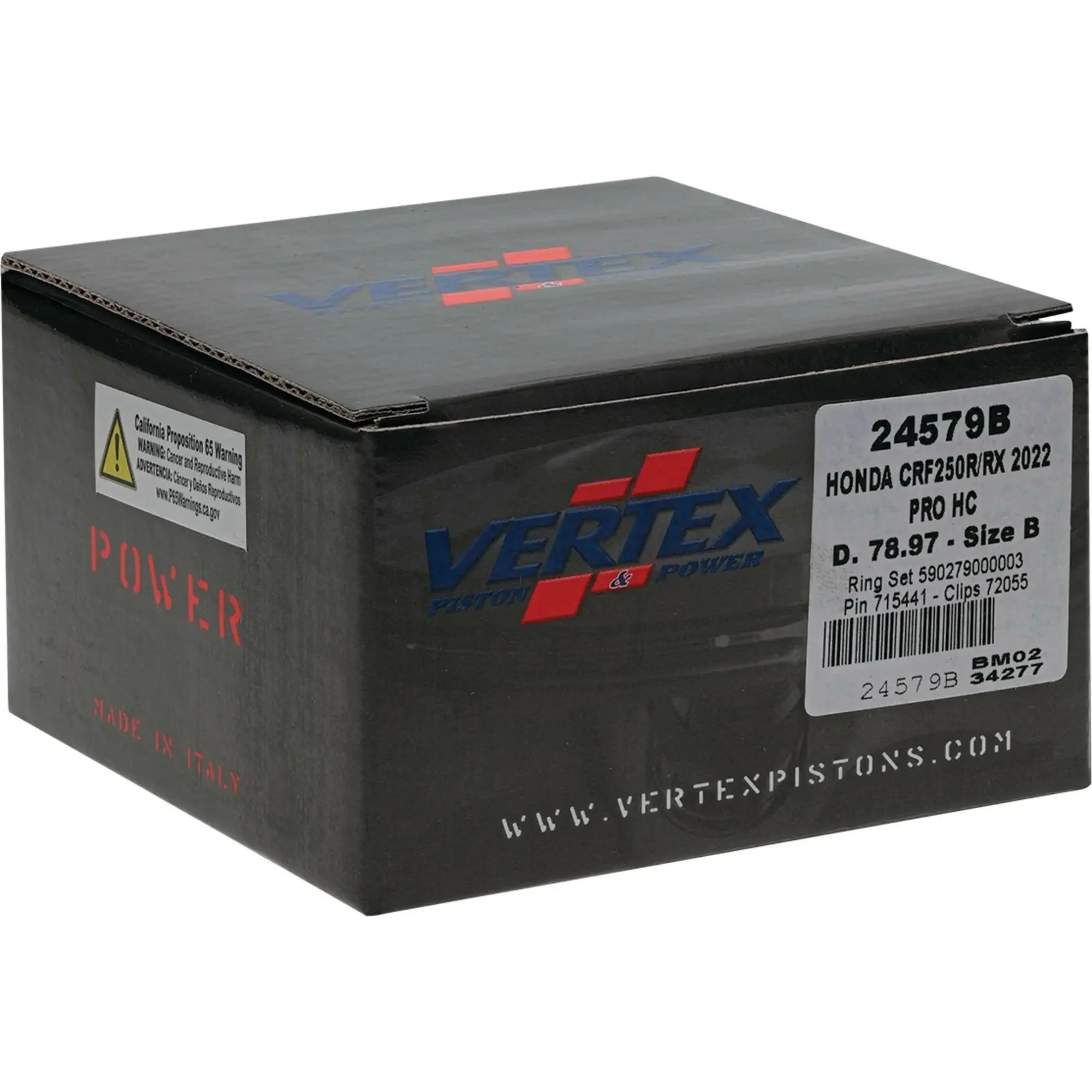 Piston Kit Hc Forged 78.97/Std 14.4:1 Hon - Image 4