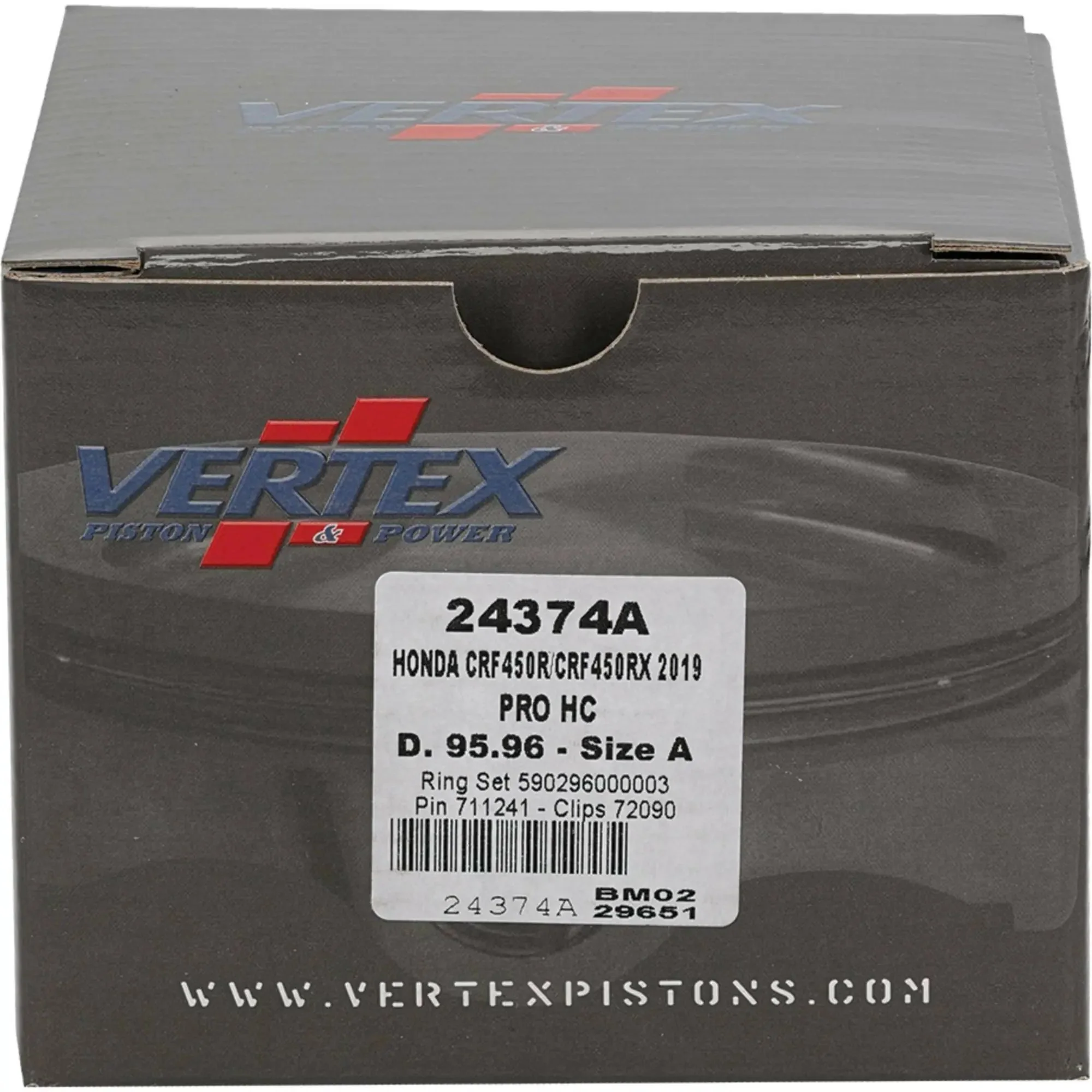 Piston Kit Hc Forged 95.96/Std 14.5:1 Hon - Image 2
