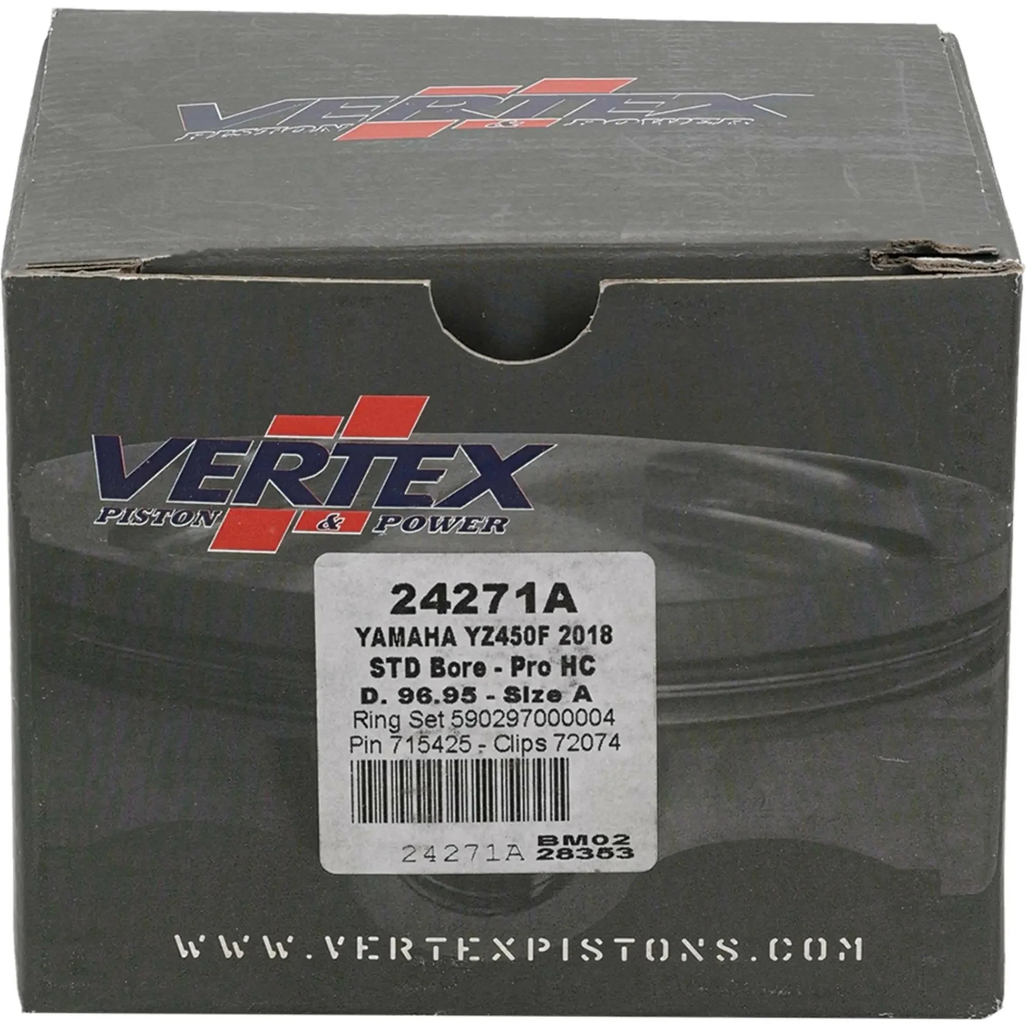 Piston Kit Hc Forged 96.95/Std 14.6:1 Yam - Image 2