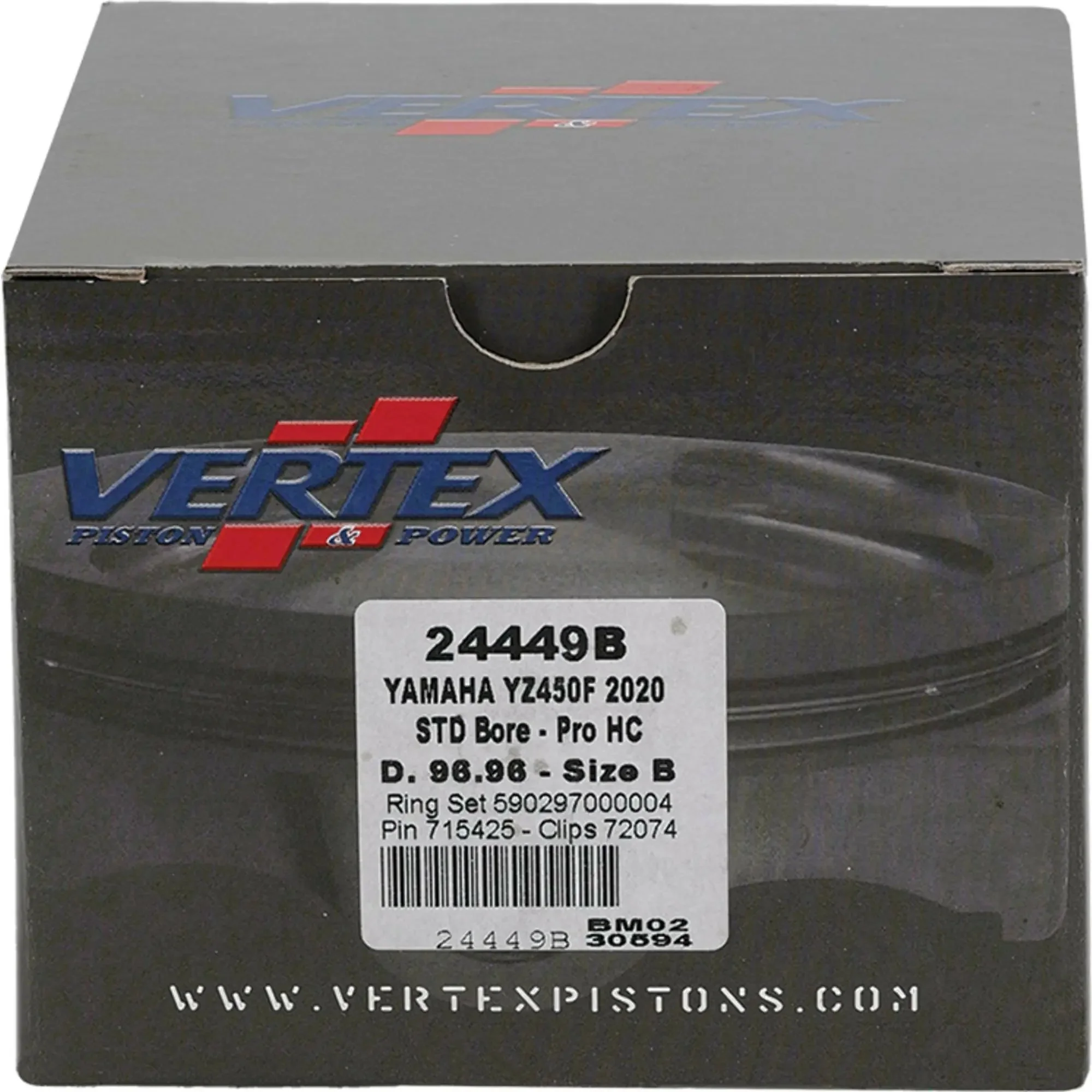 Piston Kit Hc Forged 96.96/Std 13.8:1 Yam - Image 2