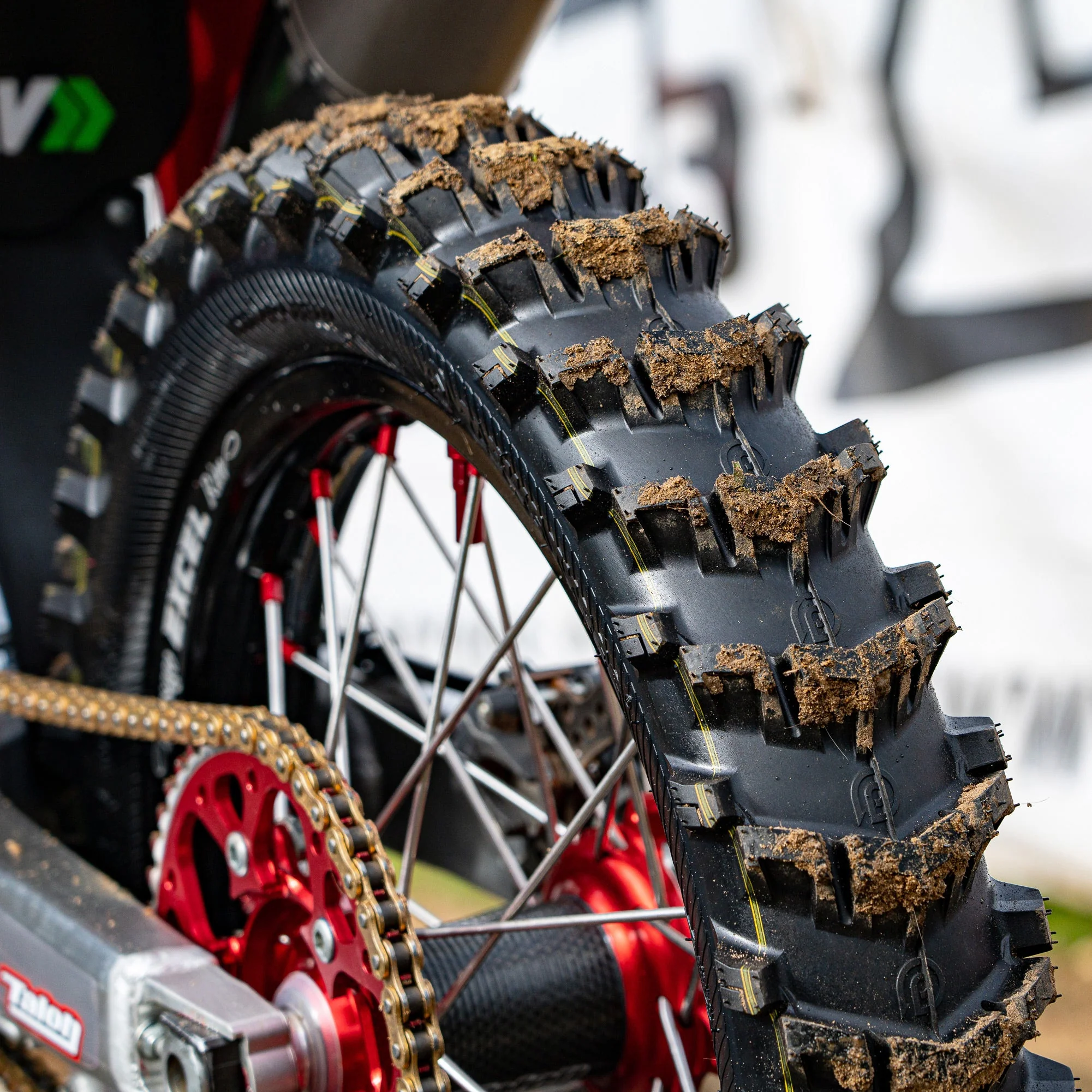 Plews Tyres - MX1 HAWKSTONE GP - Soft - Sand/Mud Paddle Rear Tire - Image 3