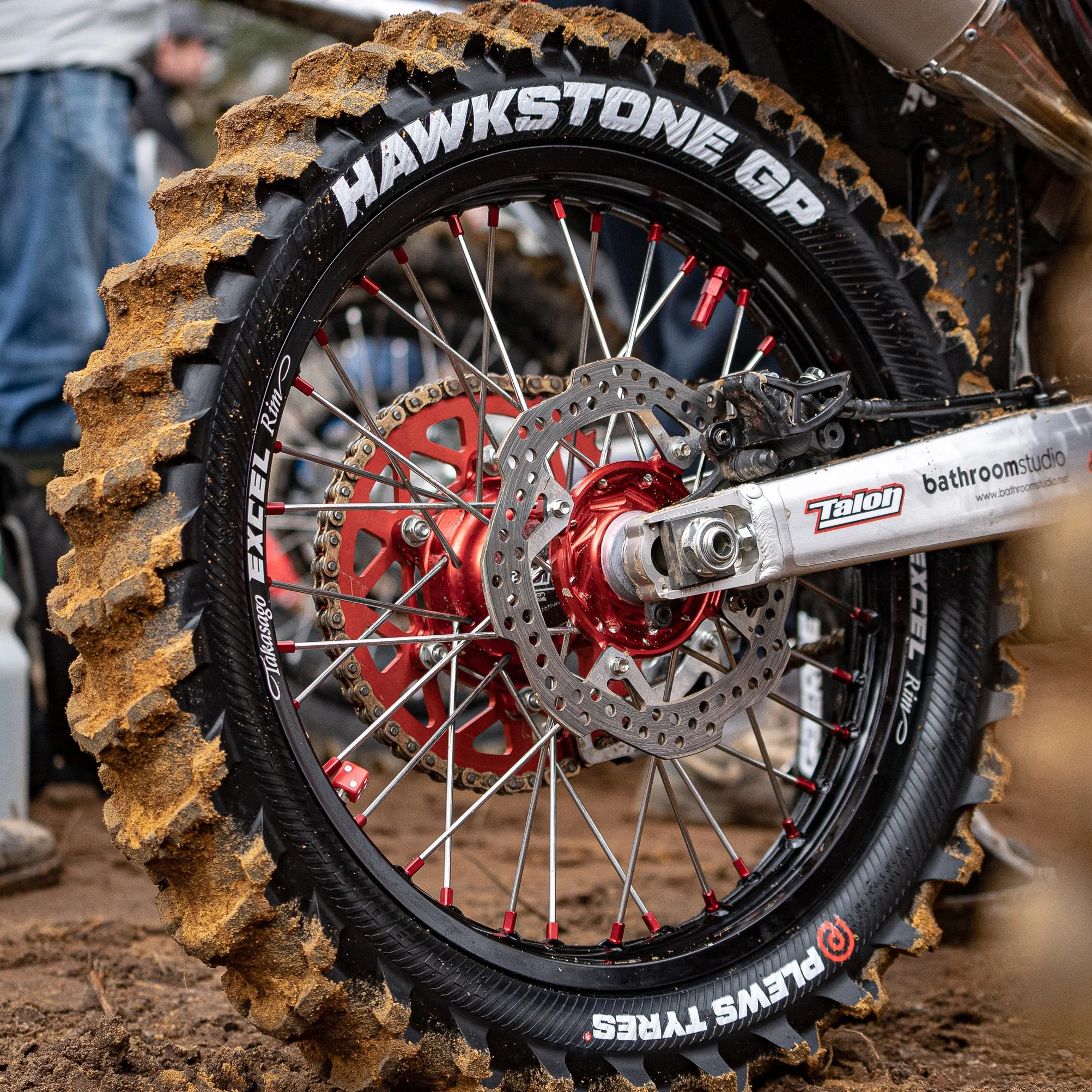 Plews Tyres - MX1 HAWKSTONE GP - Soft - Sand/Mud Paddle Rear Tire - Image 8