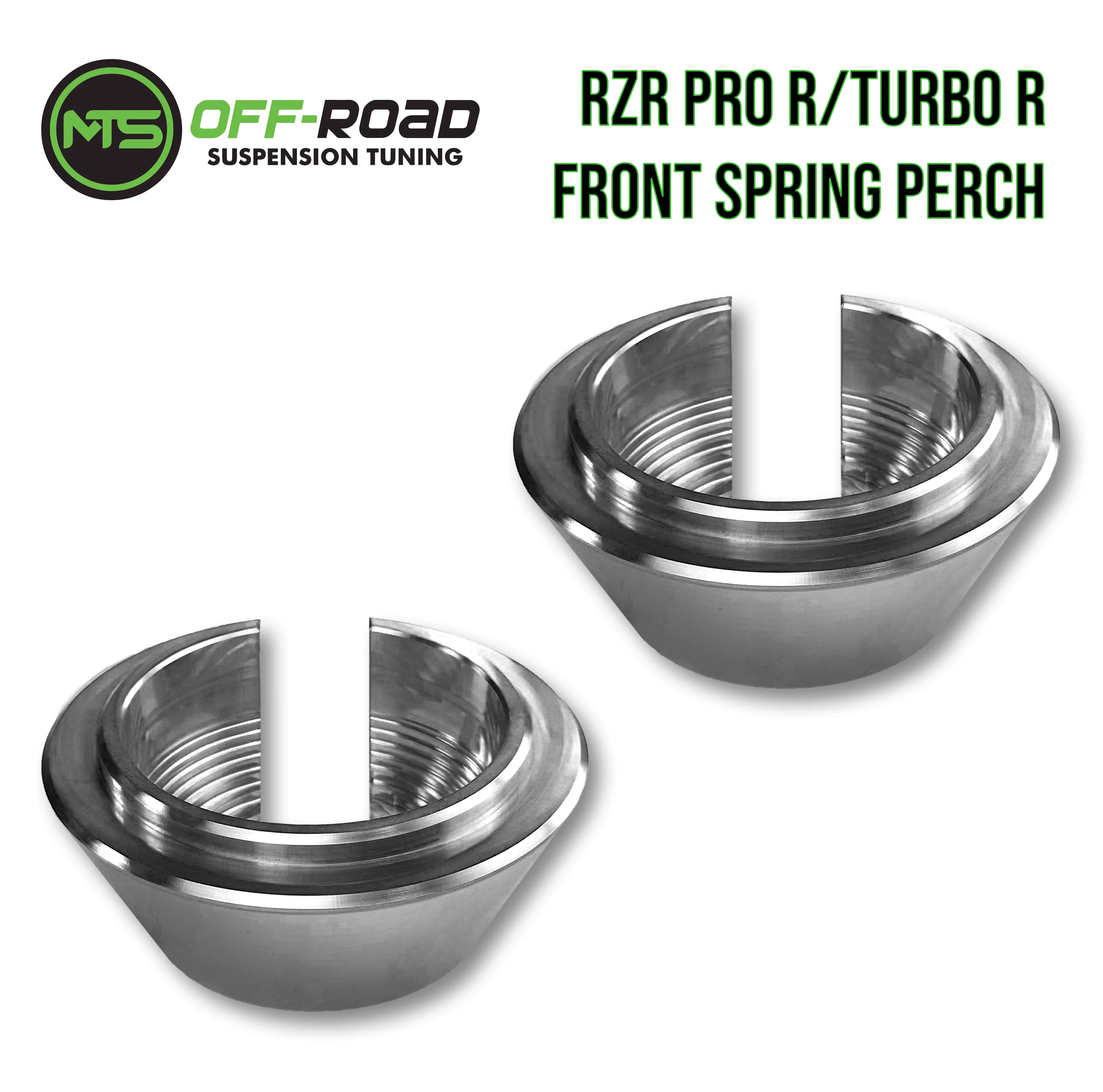 Polaris RZR Pro R/Turbo R/Pro S Billet Front Spring Perch Collars - Set of 2 - Image 2