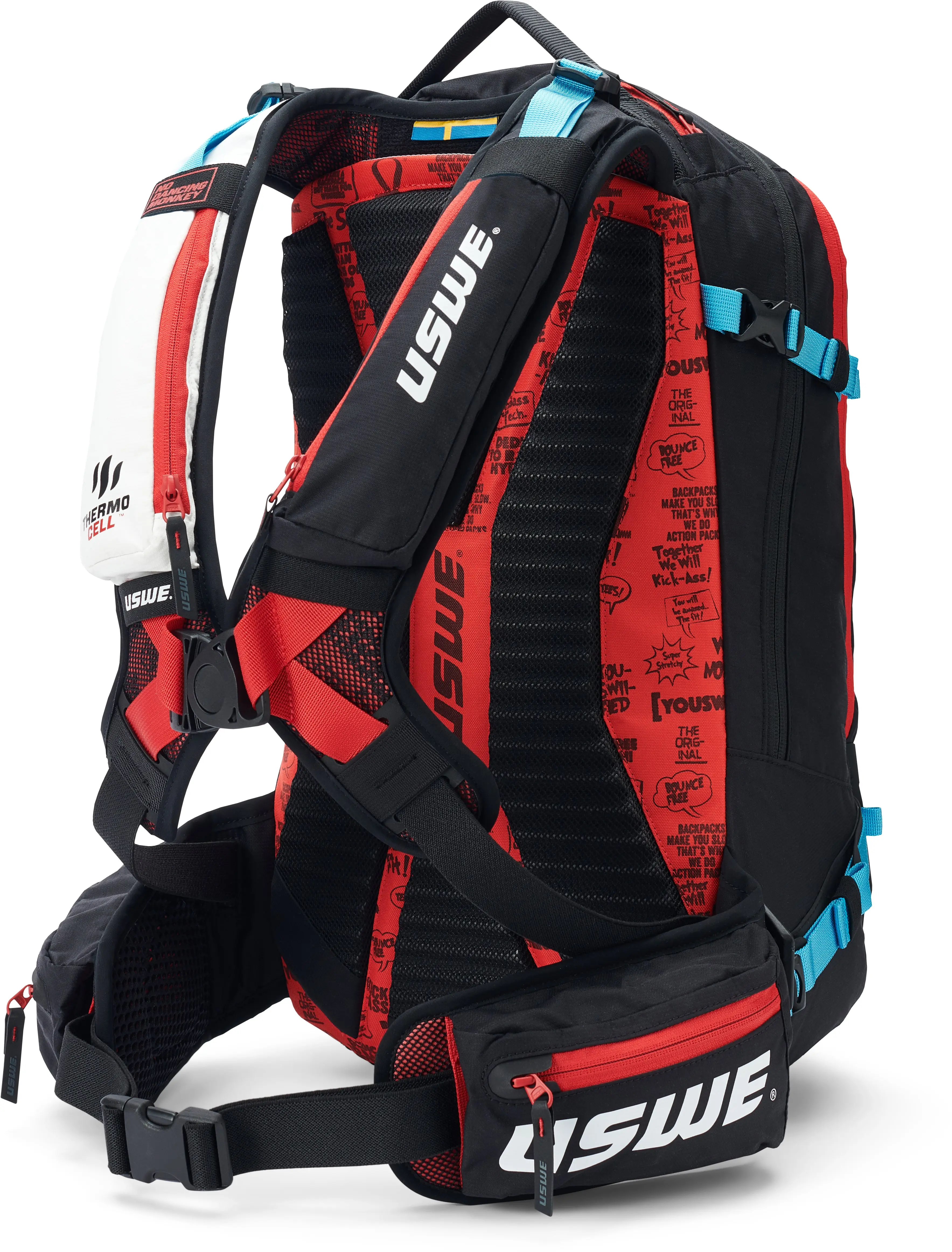 USWE Pow 25 Winter Protector Backpack Black - Image 2