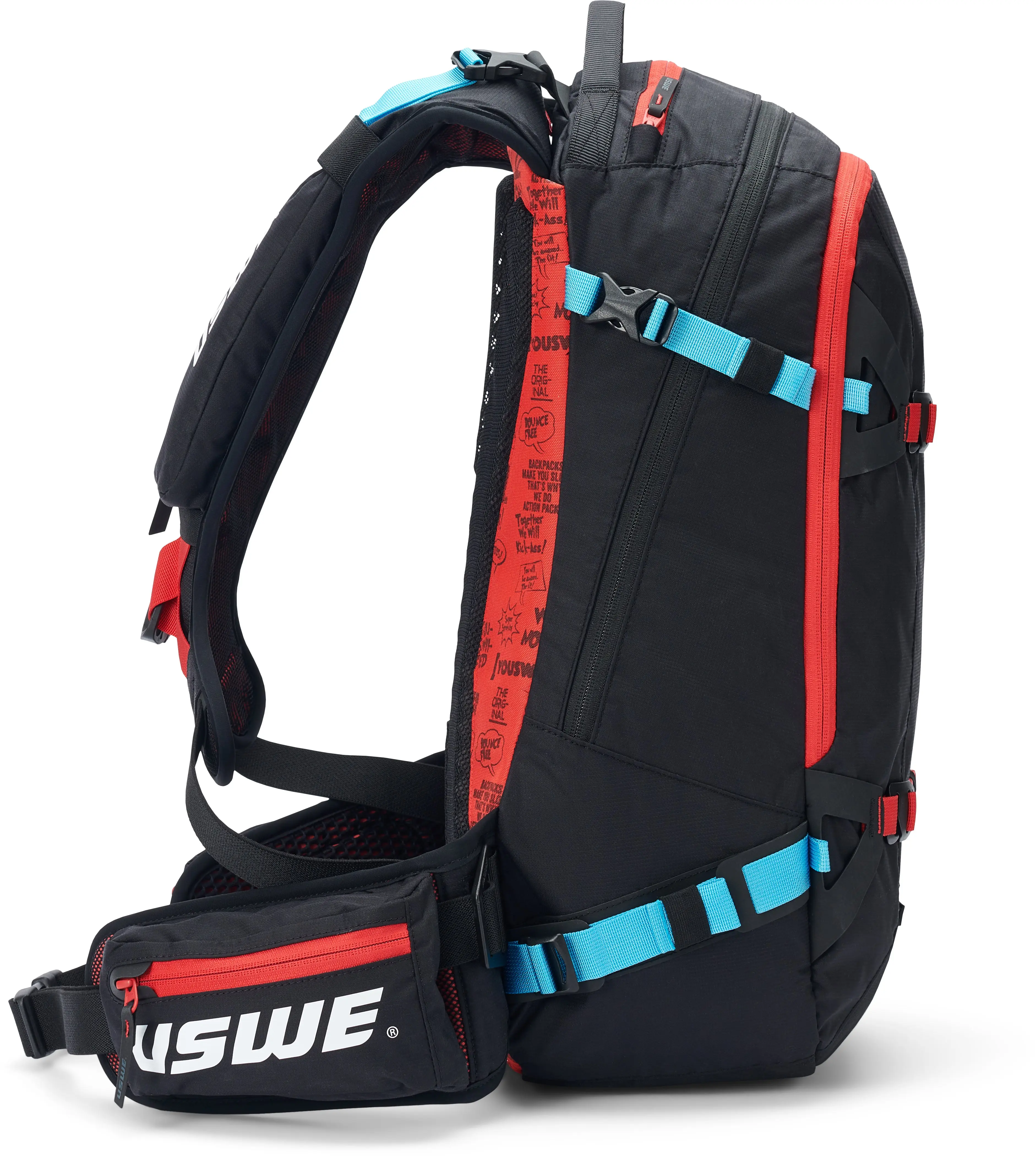 USWE Pow 25 Winter Protector Backpack Black - Image 4