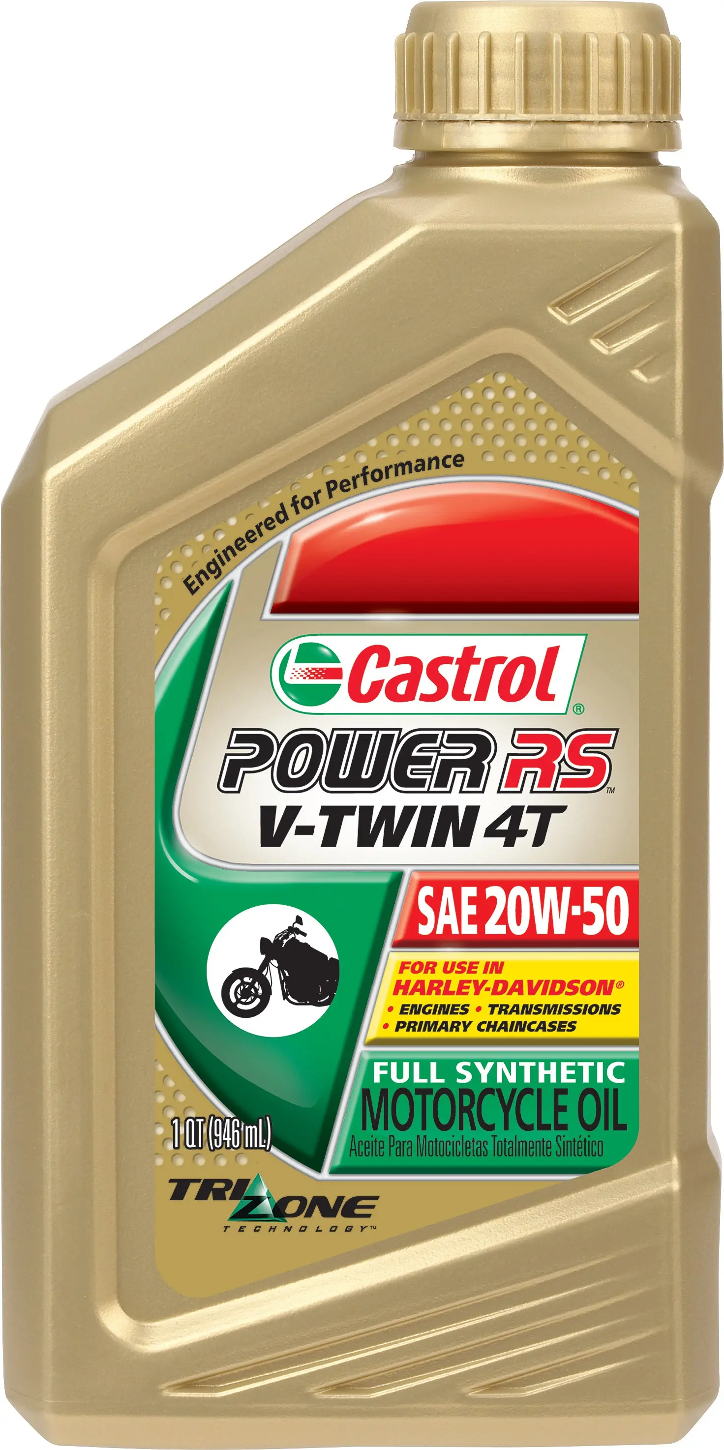 Castrol Power RS V-Twin 4t Synthetic Oil - 20w50 1 Qt