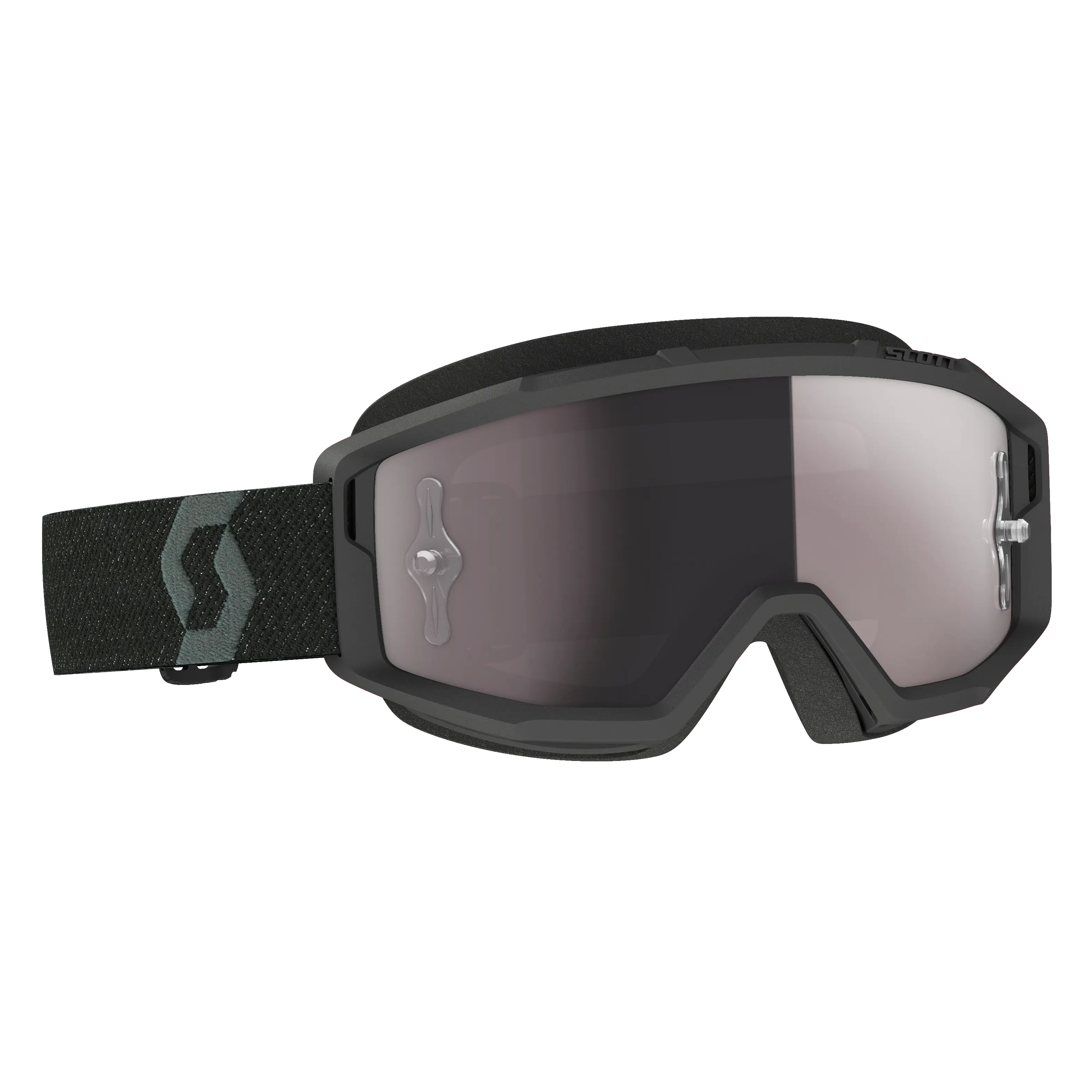 Primal Goggle Black Silver Chrome Works Lens - Image 3