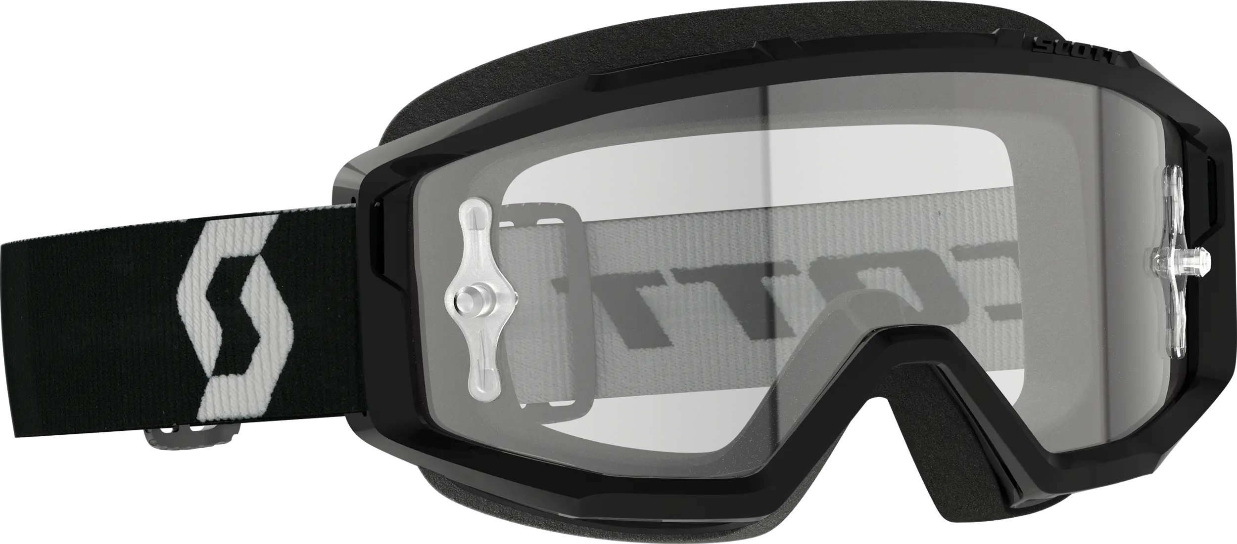 Primal Goggle Black/White Clear Works - Image 3