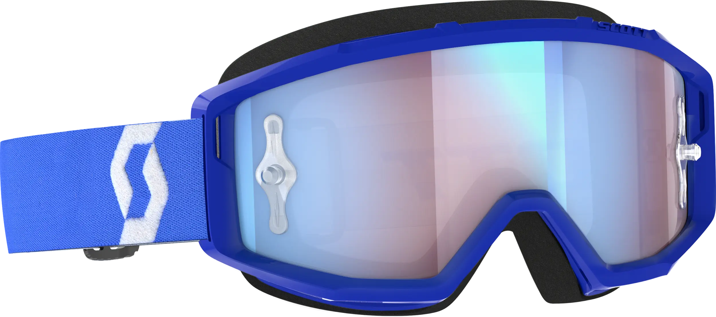 Primal Goggle Blue/White Blue Chrome Works - Image 3