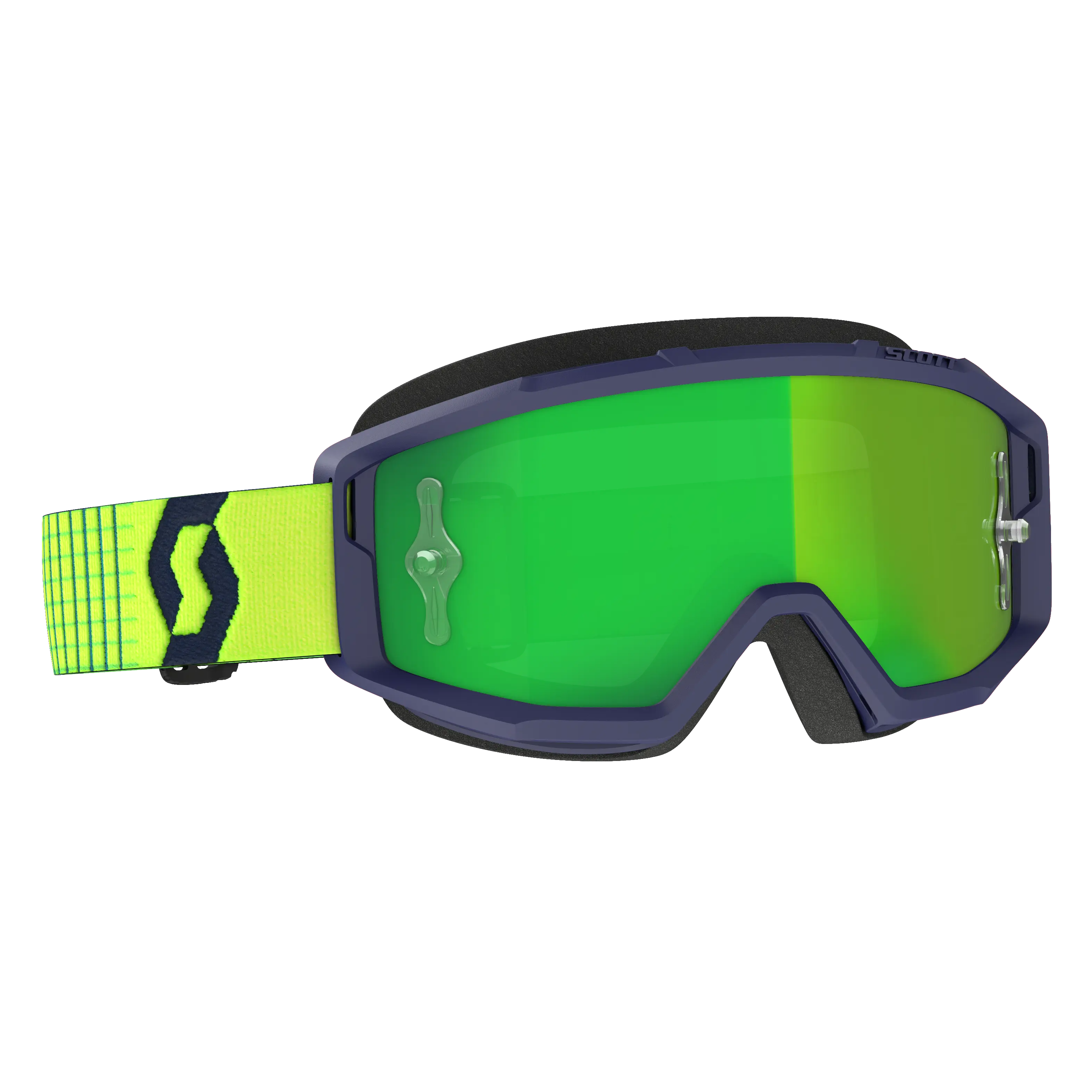 Primal Goggle Blue/Yellow Green Chrome Works Lens - Image 3