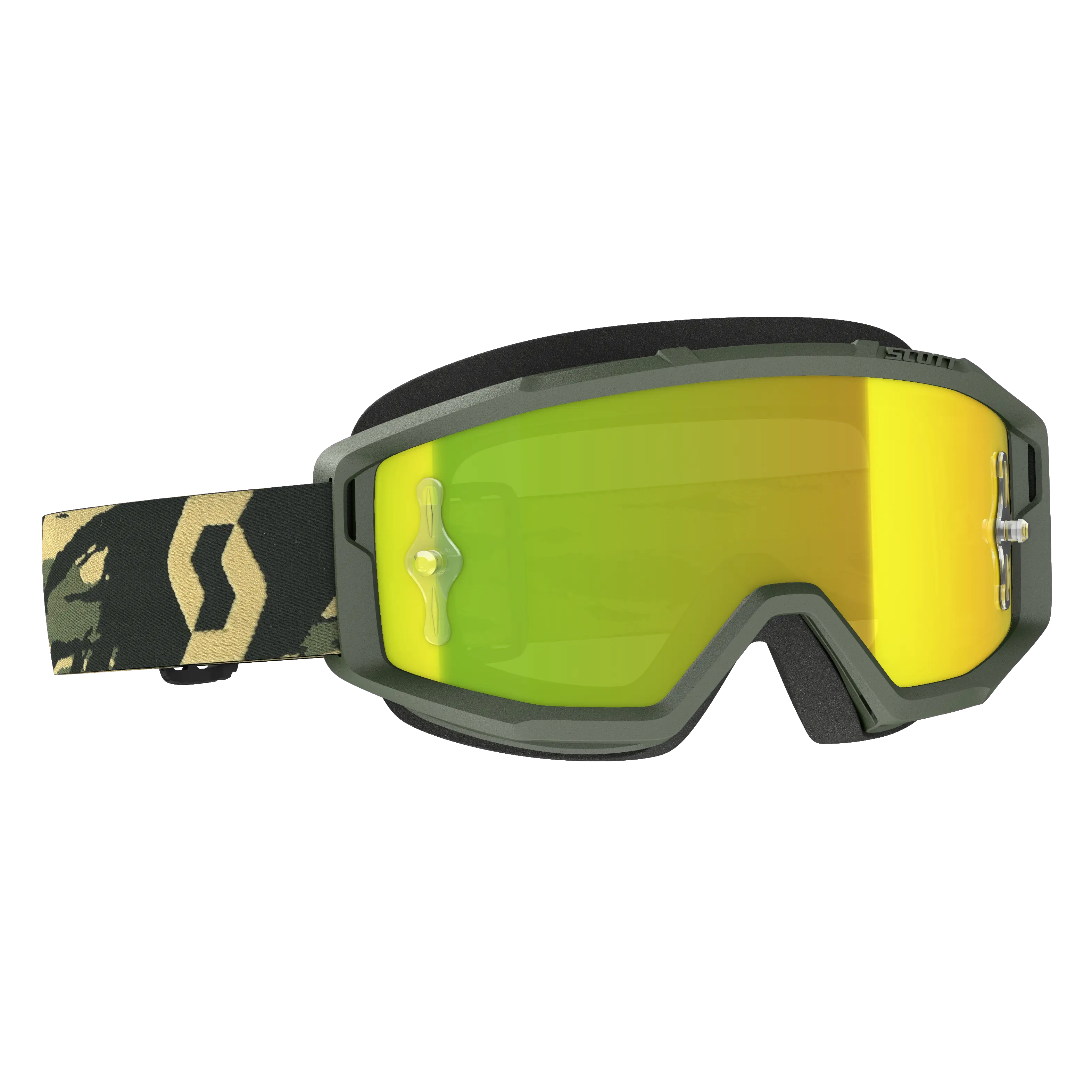Primal Goggle Camo/Khaki Yellow Chrome Works Lens - Image 3