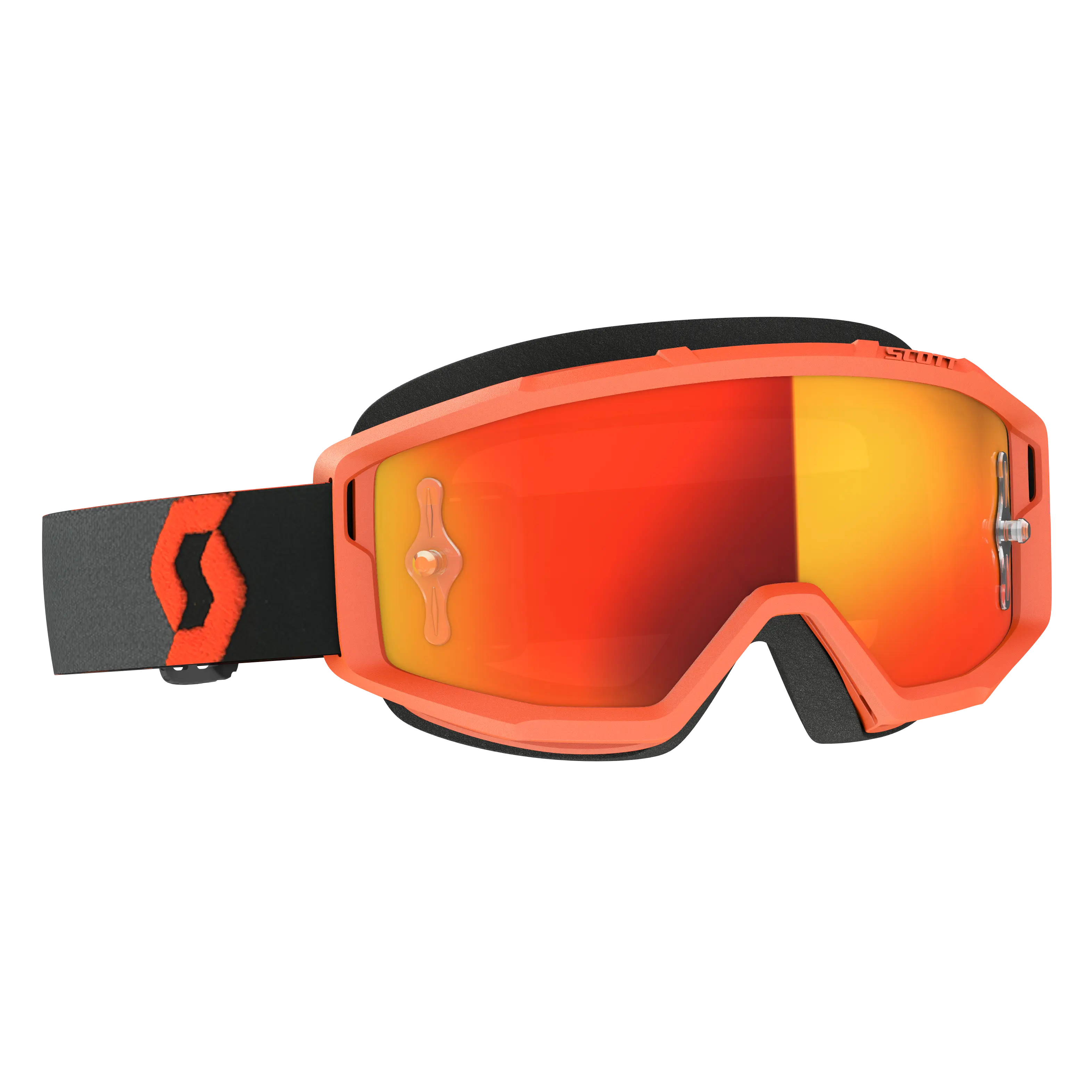 Primal Goggle Orange/Black Orange Chrome Works Lens - Image 3