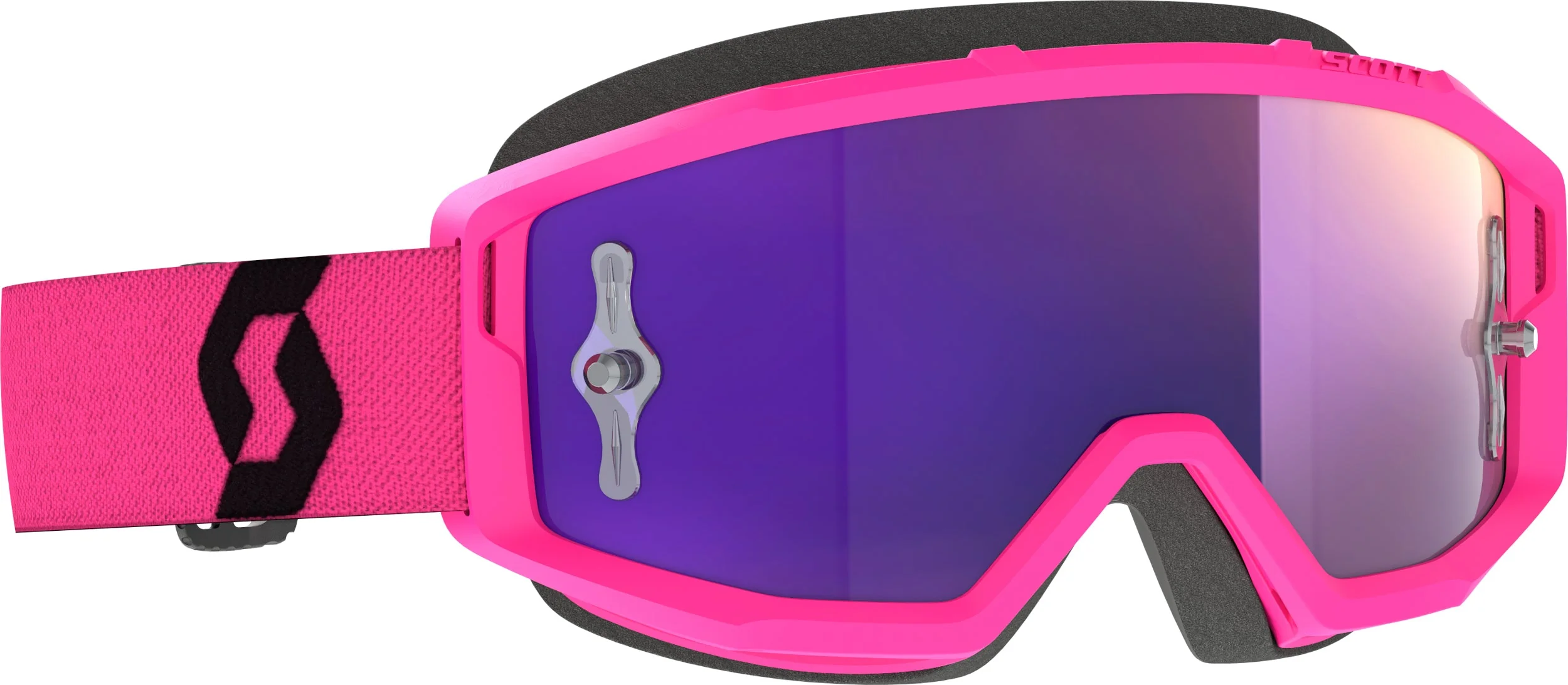 Primal Goggle Pink/Black Purple Chrome Works - Image 3